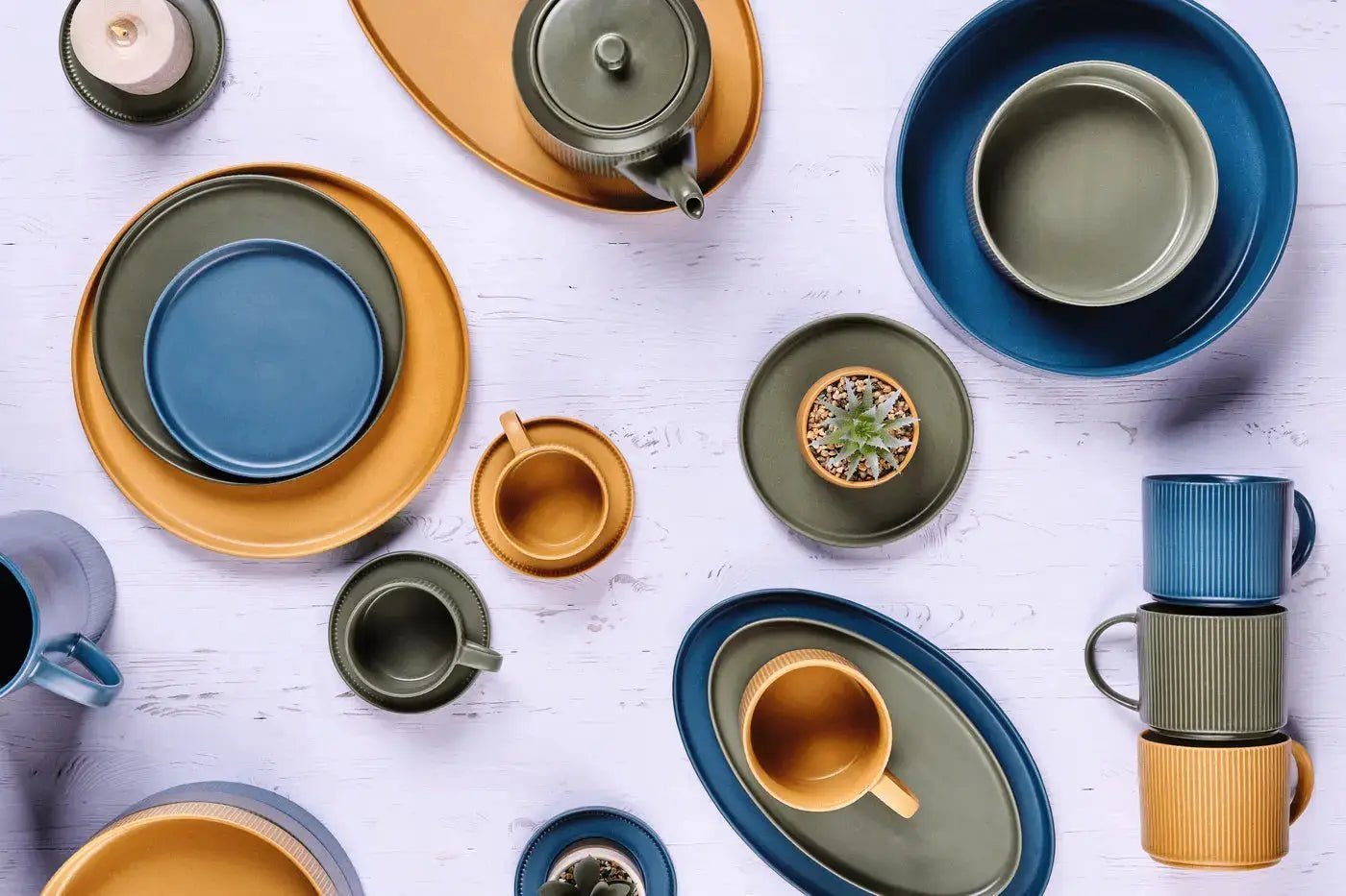 Farbige Geschirr Sets - Björn Shop