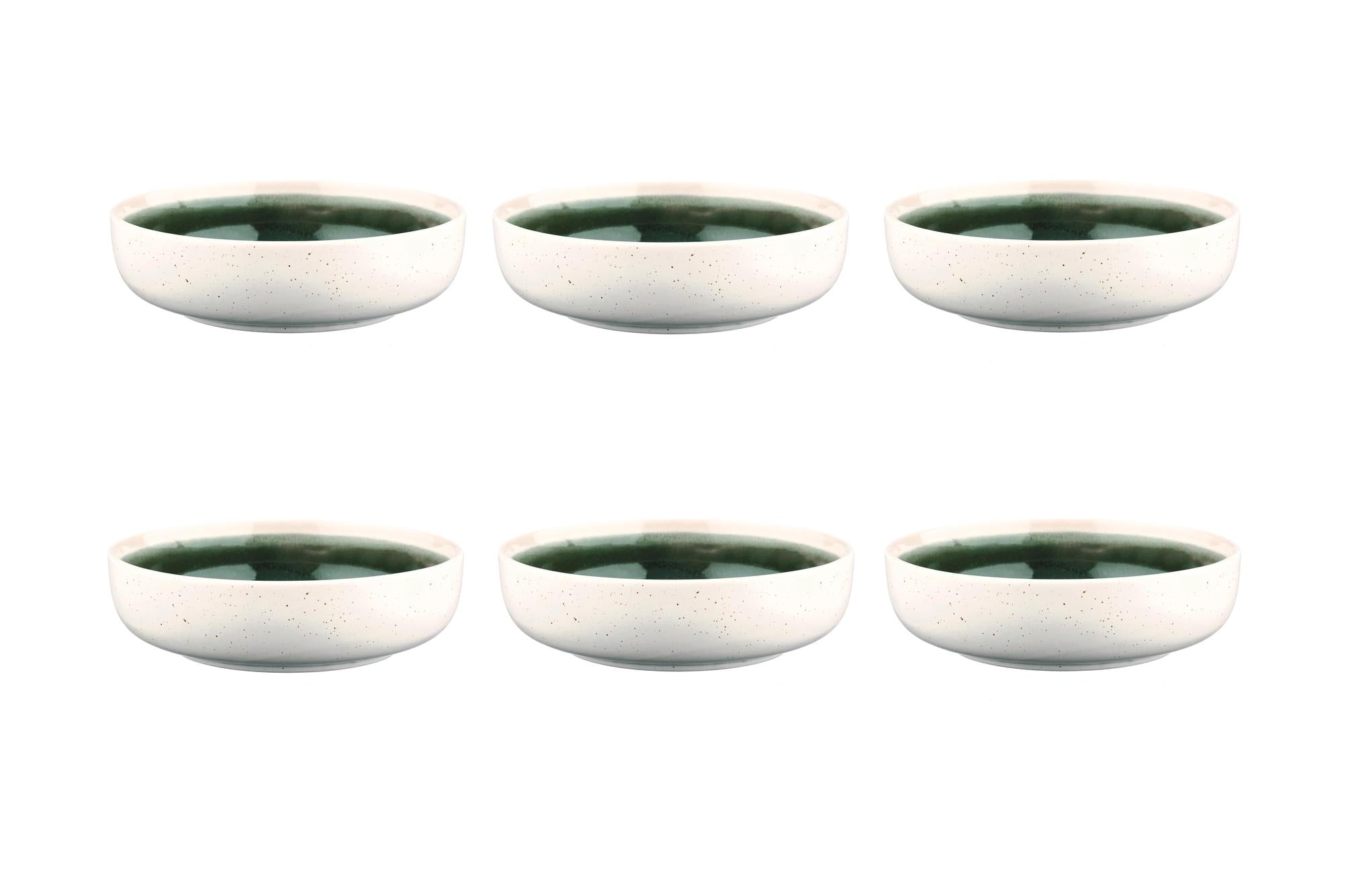 Schalen OXYGEN Ø17,5cm - 6 tlg. - Graugrün