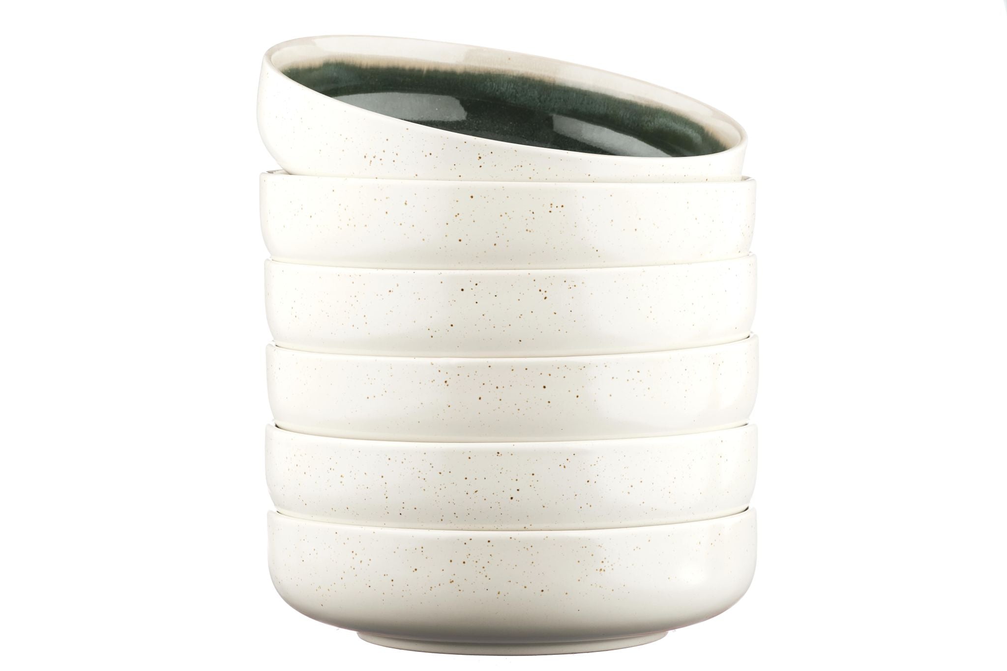 Schalen OXYGEN Ø22cm - 6 tlg. - Graugrün