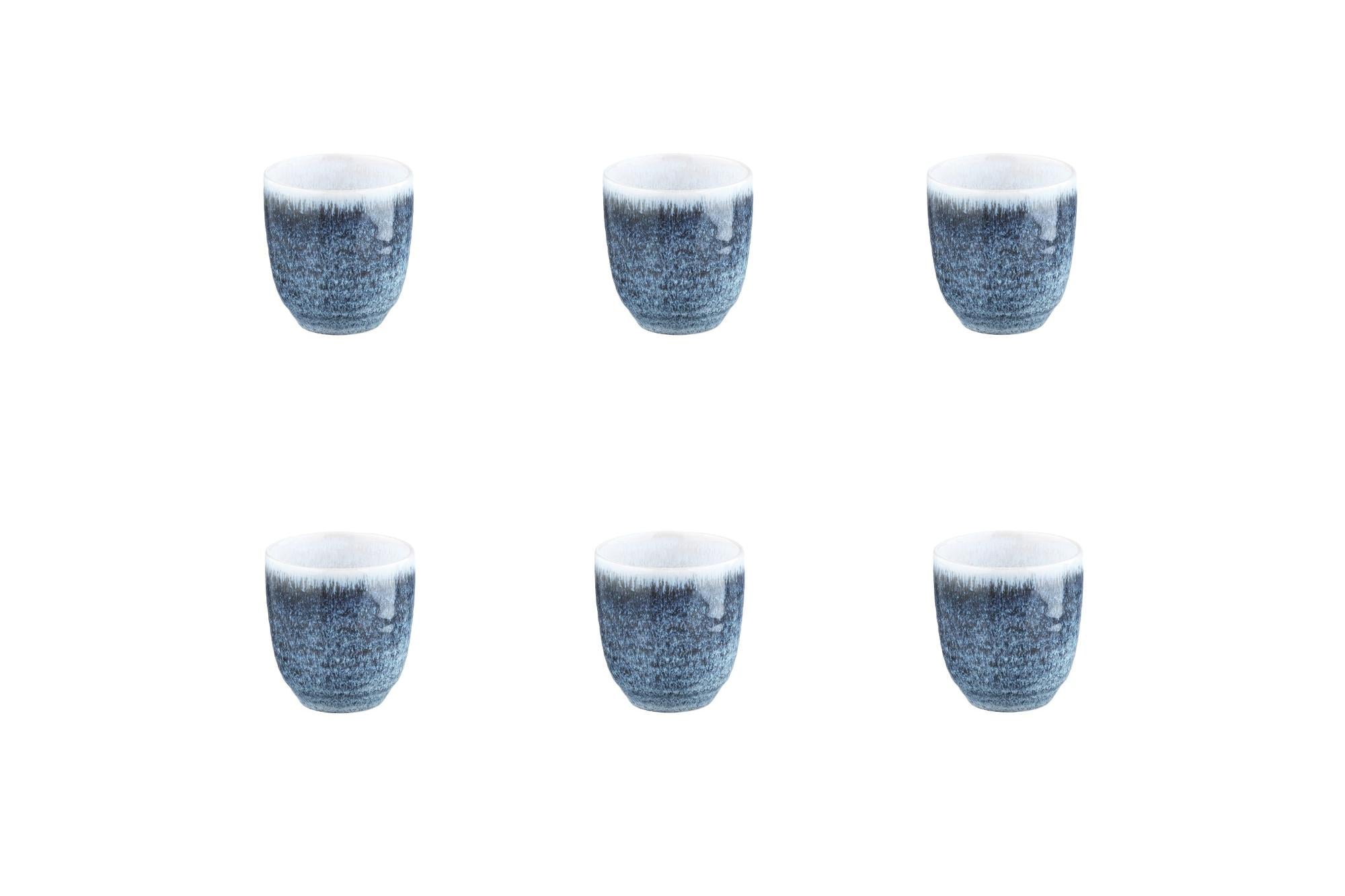 Tassen-Set COSMOS 15cl - 6 tlg. - Azur