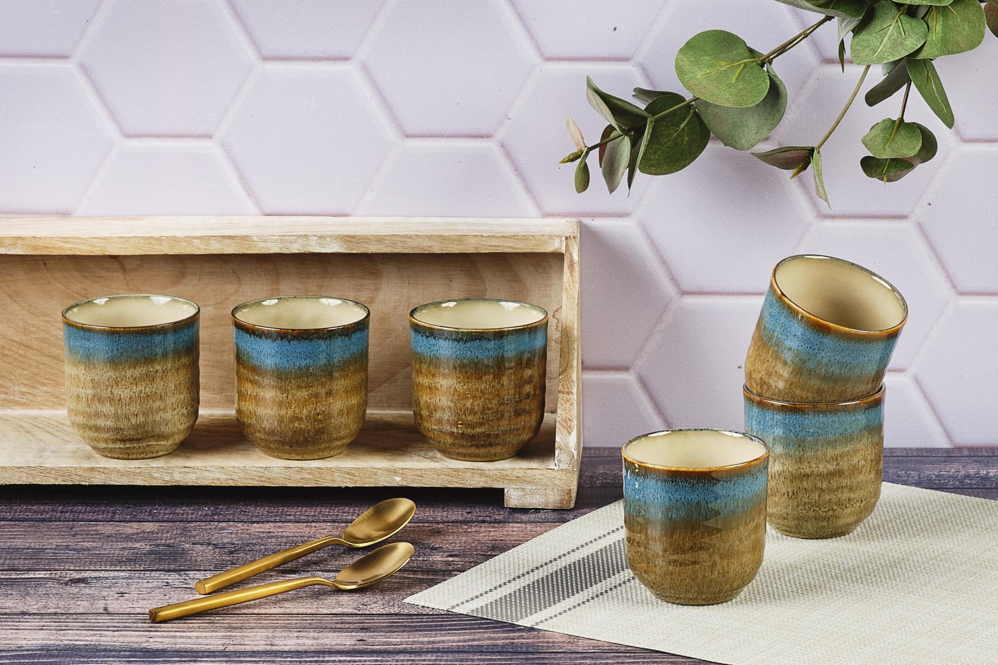 Tazza ISLAND 15cl - 6 pezzi - Terra e mare