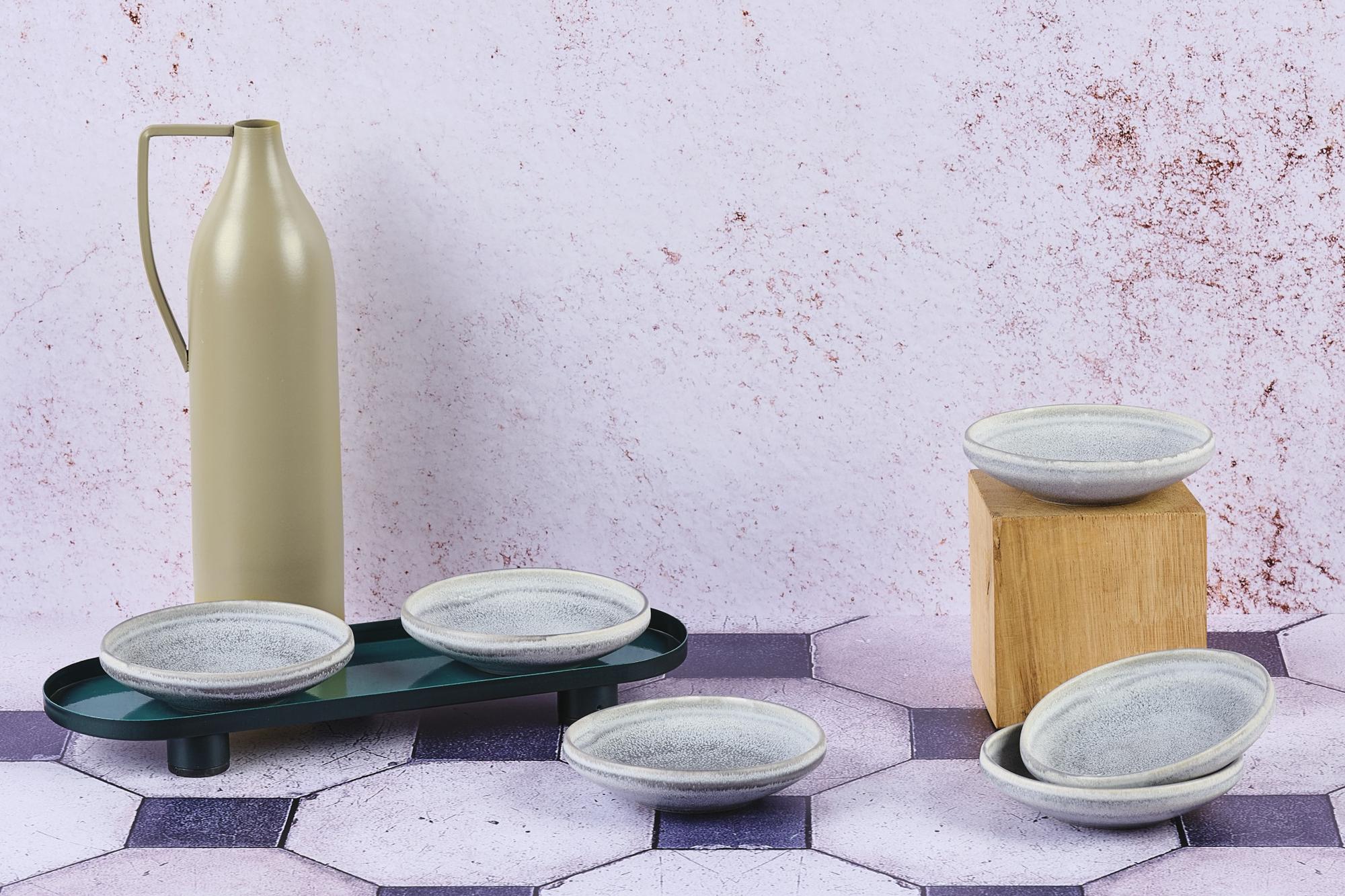 Schälchen STONE Ø11,5cm - 6 tlg. - Mondgrau