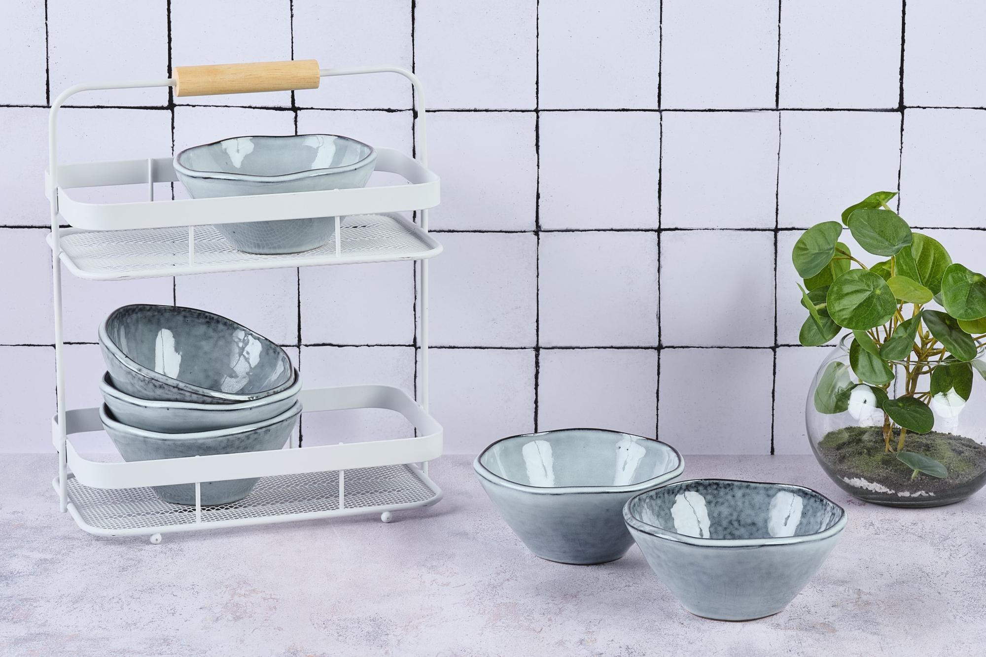 Schalen CLOUD Ø14cm - 6 tlg. - Sturmgrau