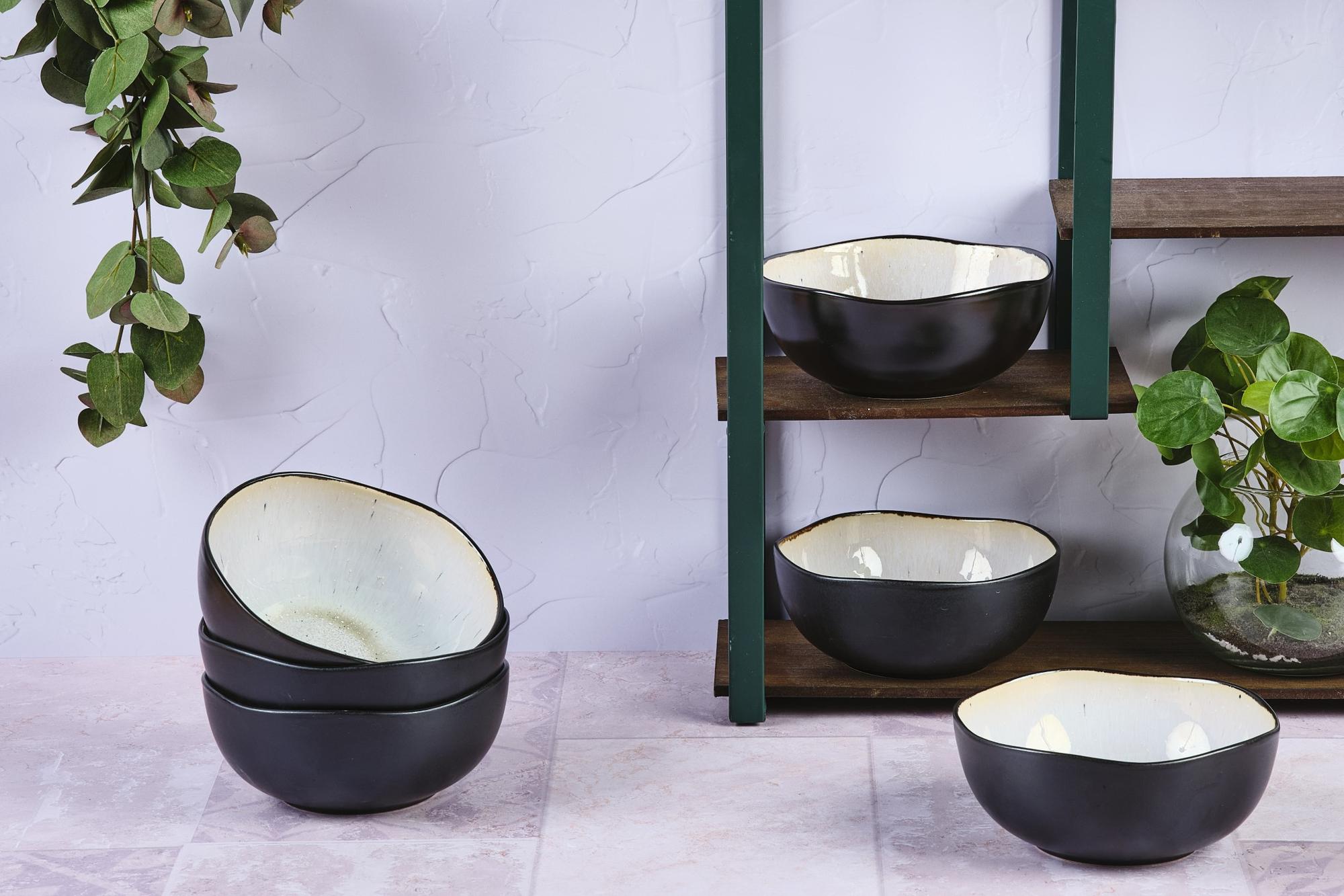 Ciotola IRIS Ø16,5 cm - 6 pezzi - Bianco avorio