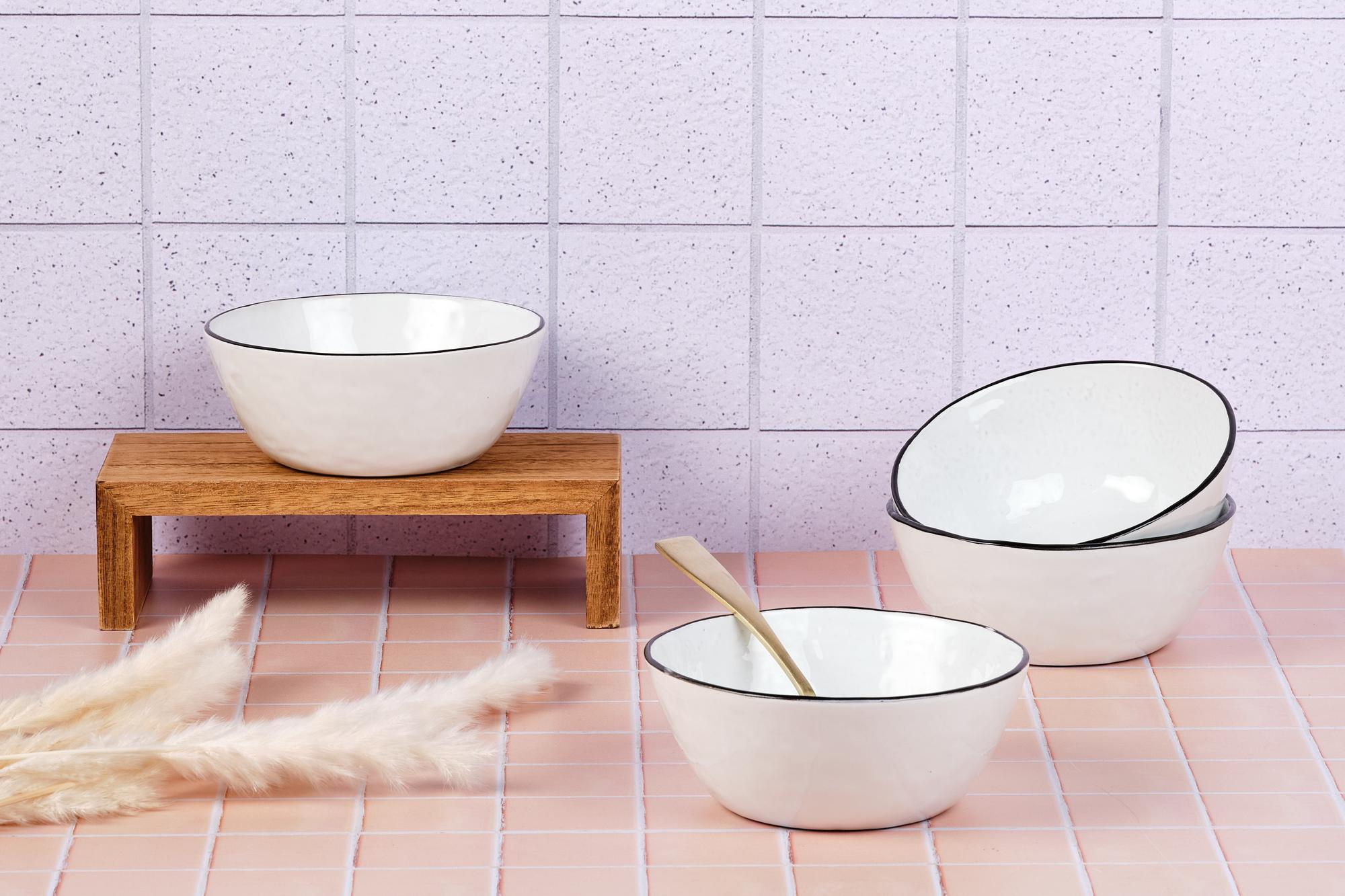 Ciotola PURE Ø16cm - 4 pezzi - Biancaneve