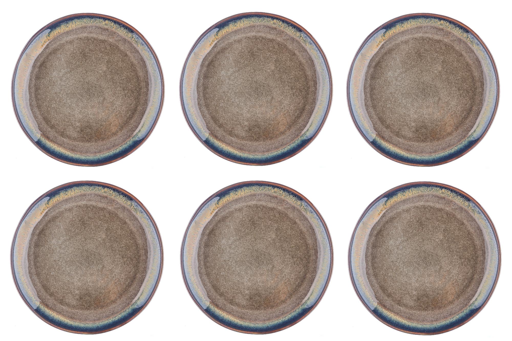 Assiette GENESIS Ø27cm - 6 pièces - Basalte