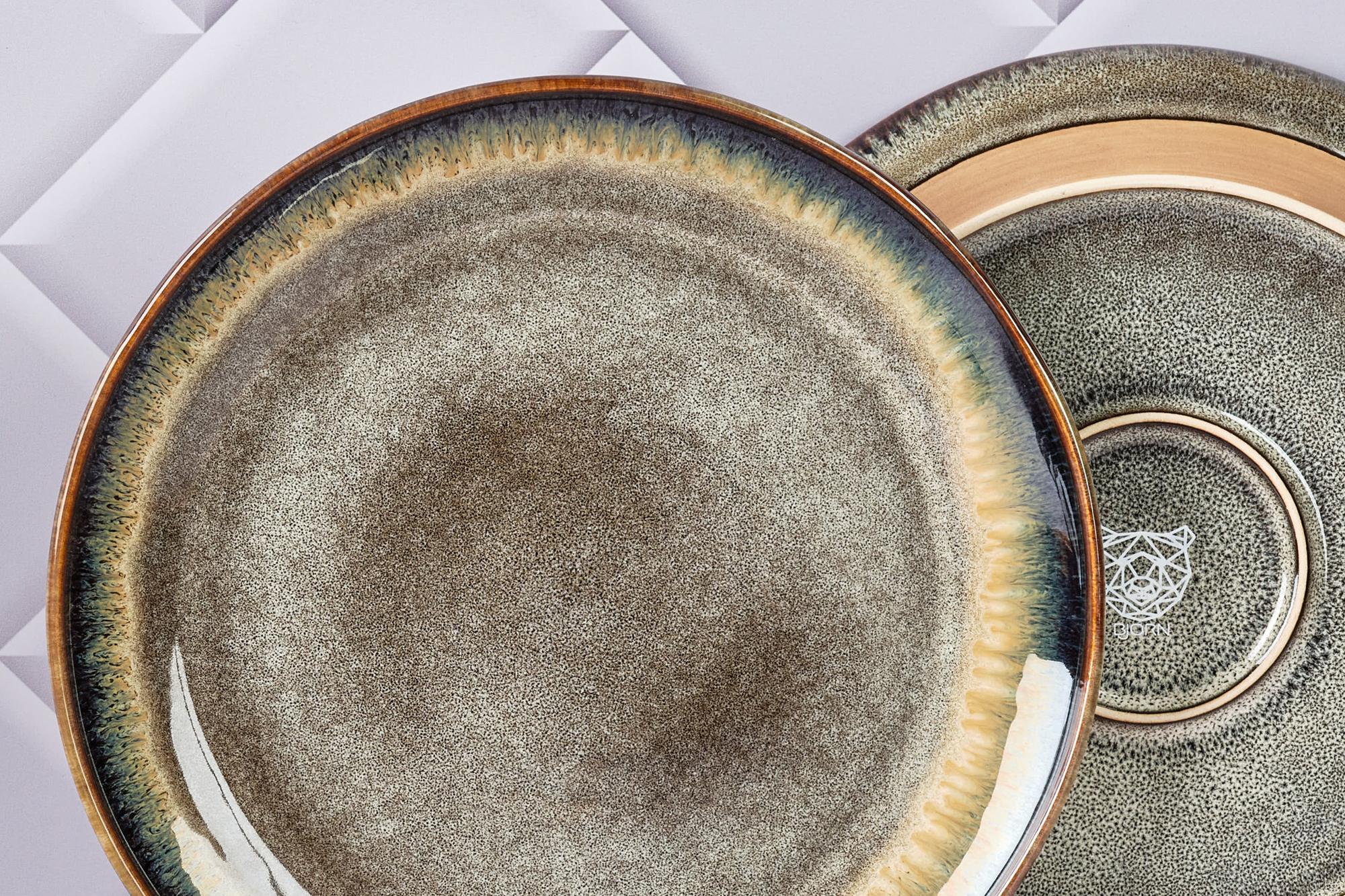 Teller-Set GENESIS Ø27cm - 6 tlg. - Basalt