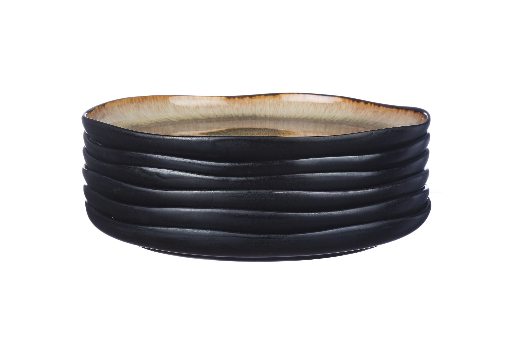 Teller IRIS Ø26cm - 6 tlg. - Wildbraun