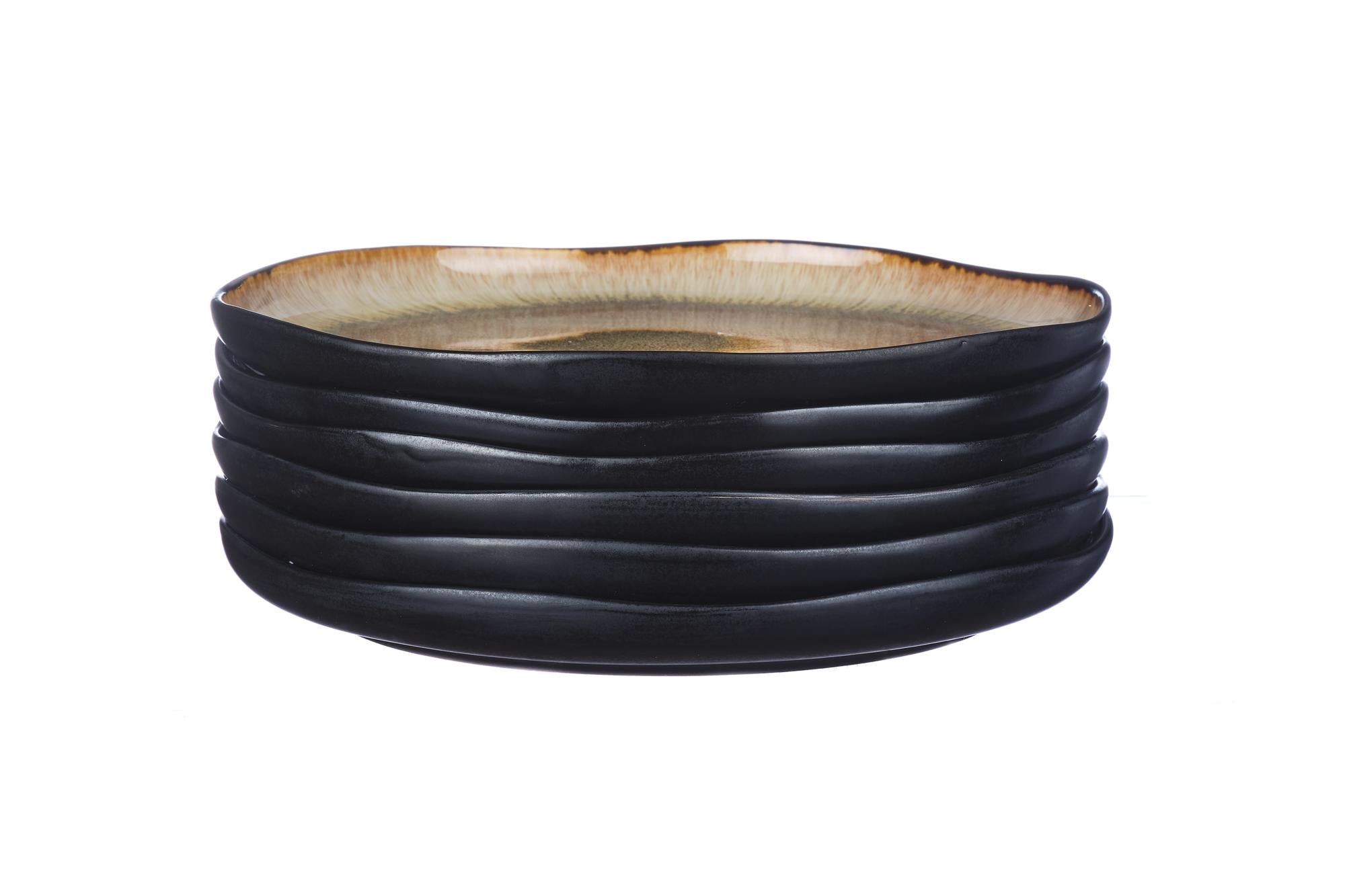 Teller IRIS Ø26cm - 6 tlg. - Wildbraun