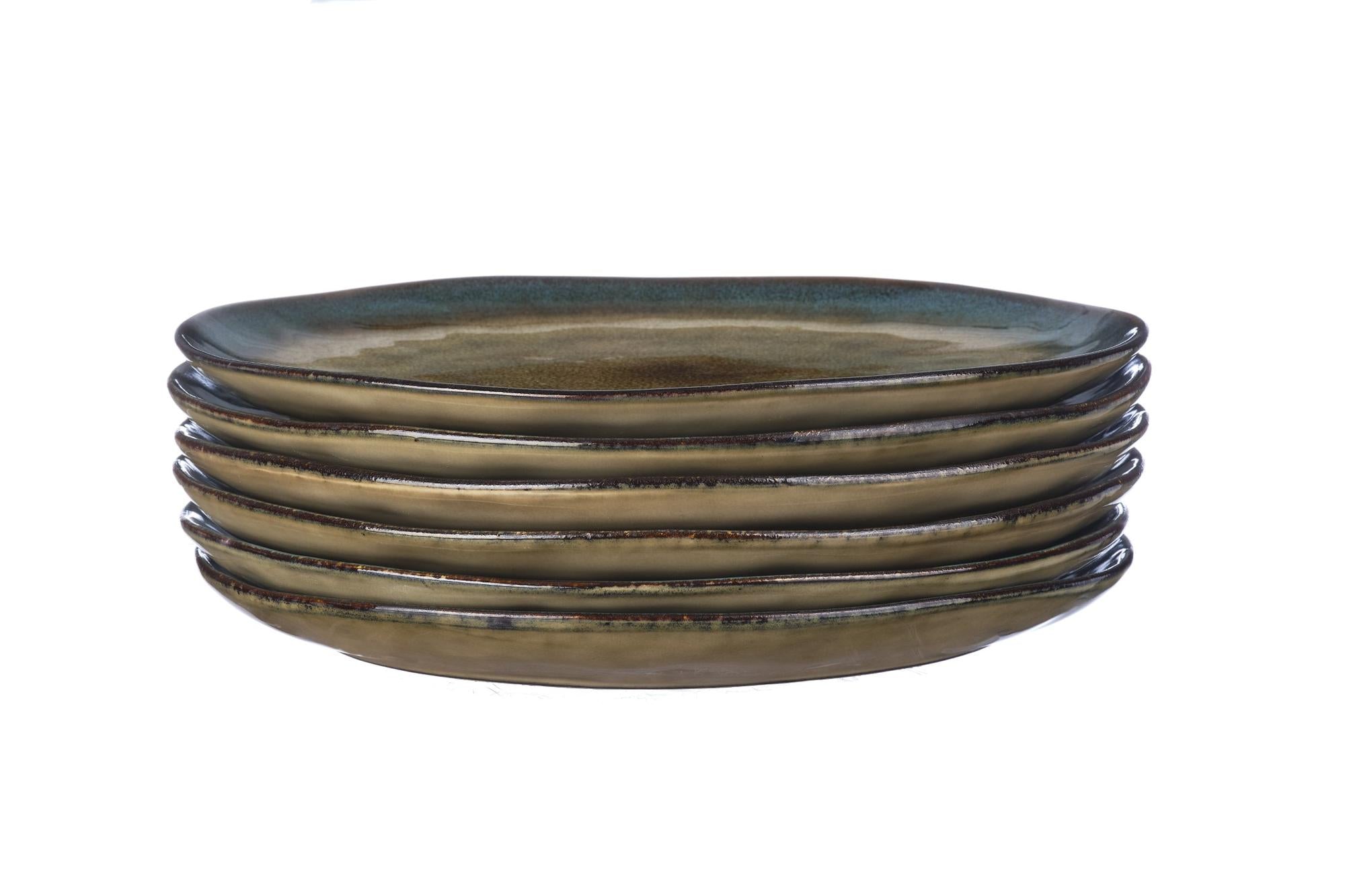 Assiette ISLAND Ø28cm - 6 pièces - Terre et mer