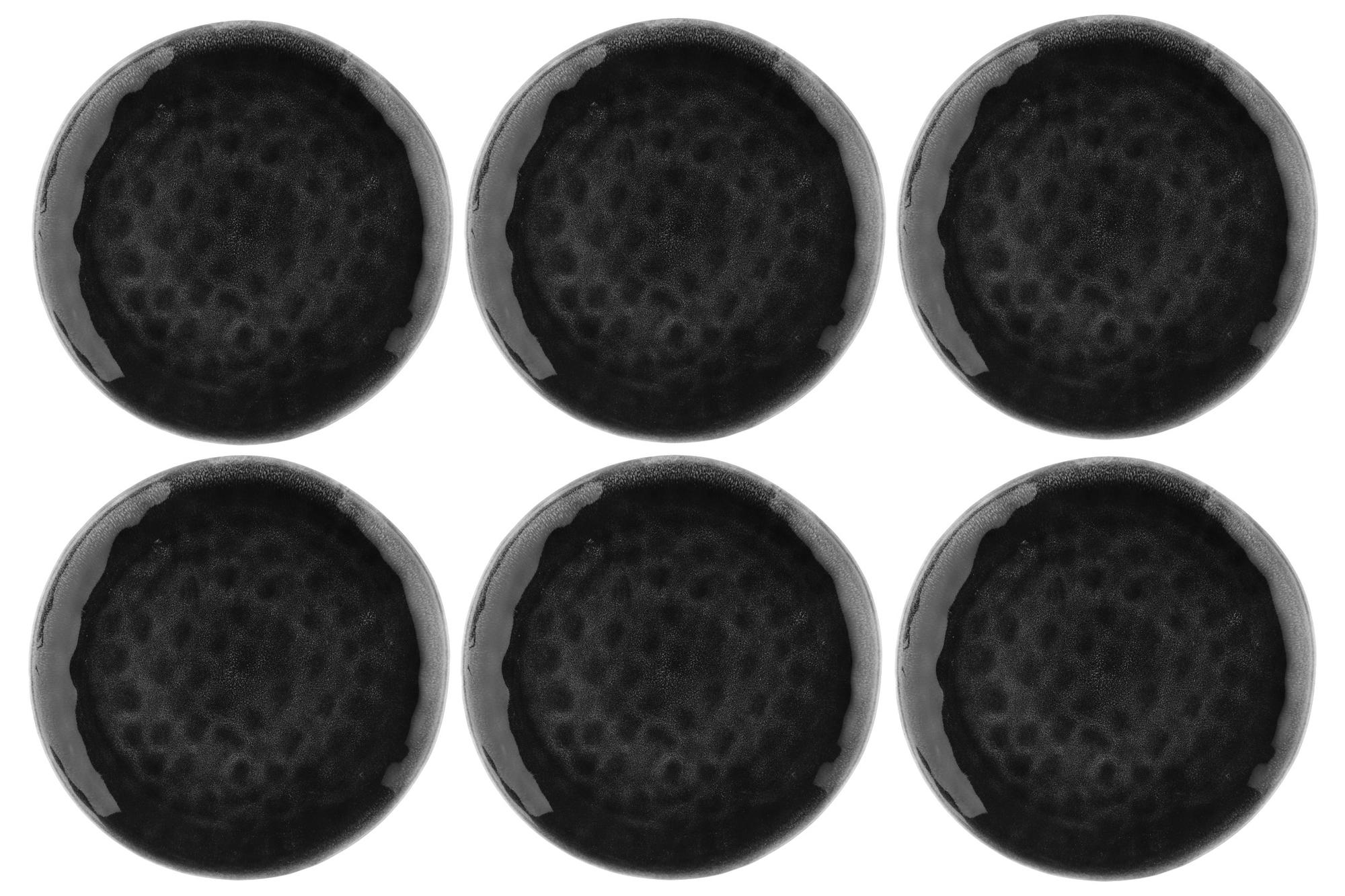 Teller-Set MOON Ø28,5cm - 6 tlg. - Tinte