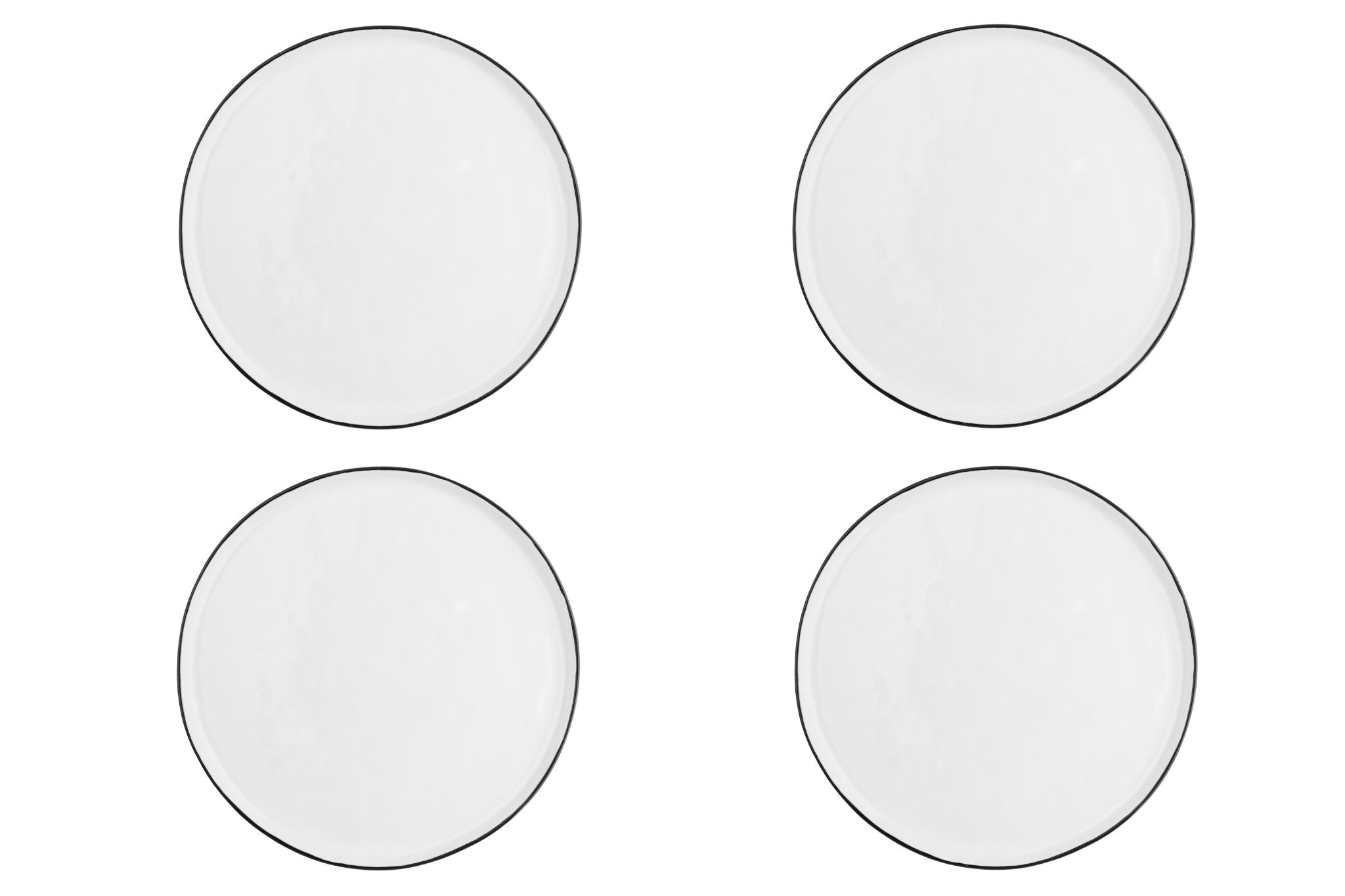 Teller-Set PURE Ø27,5cm - 4 tlg. - Weiss