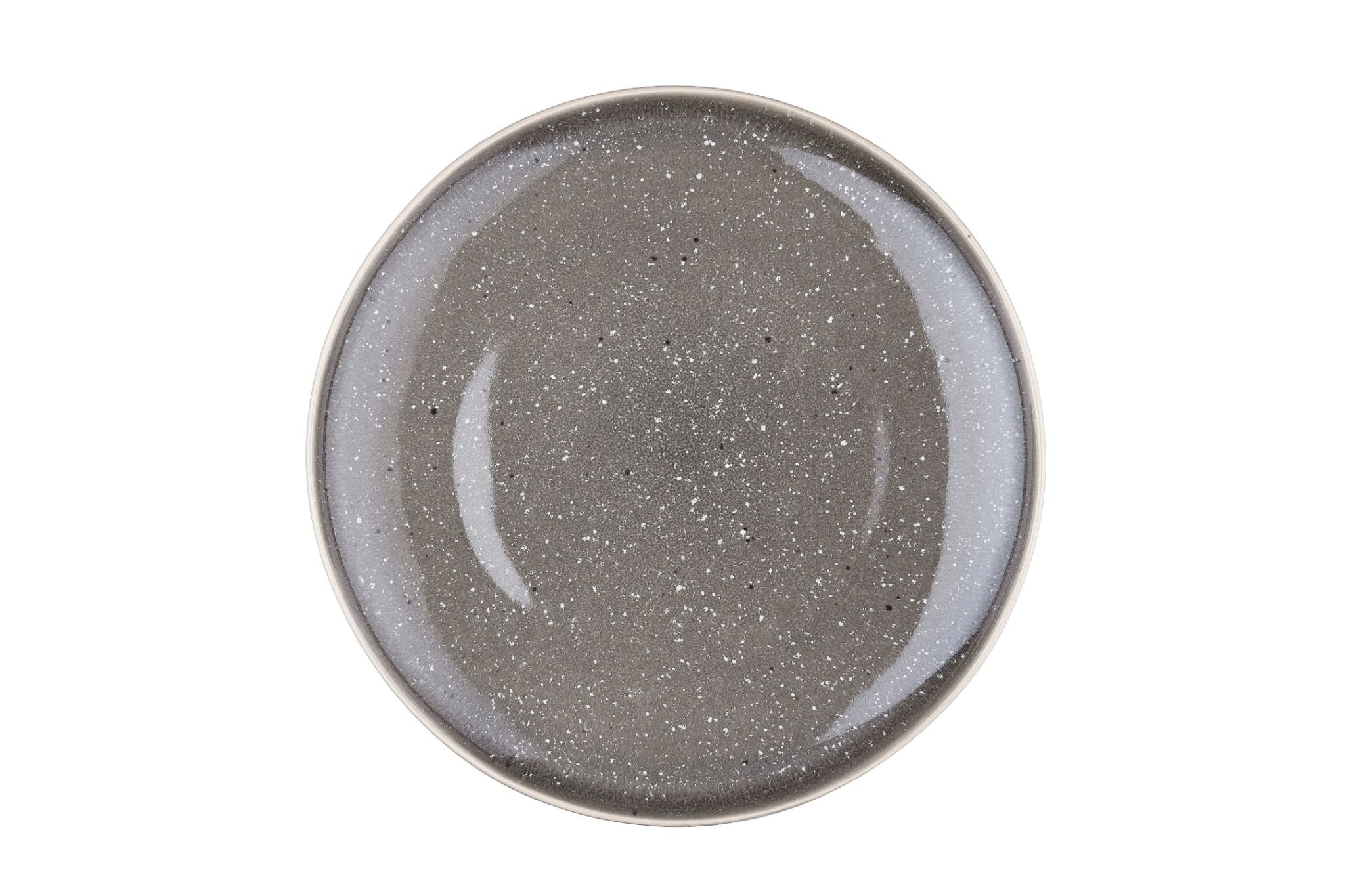 Assiette STELLAR Ø27cm - 6 pièces - Gris béton