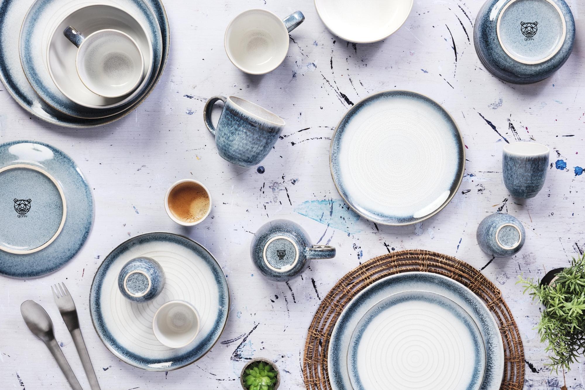 Tassen-Set COSMOS 30cl - 6 tlg. - Azur