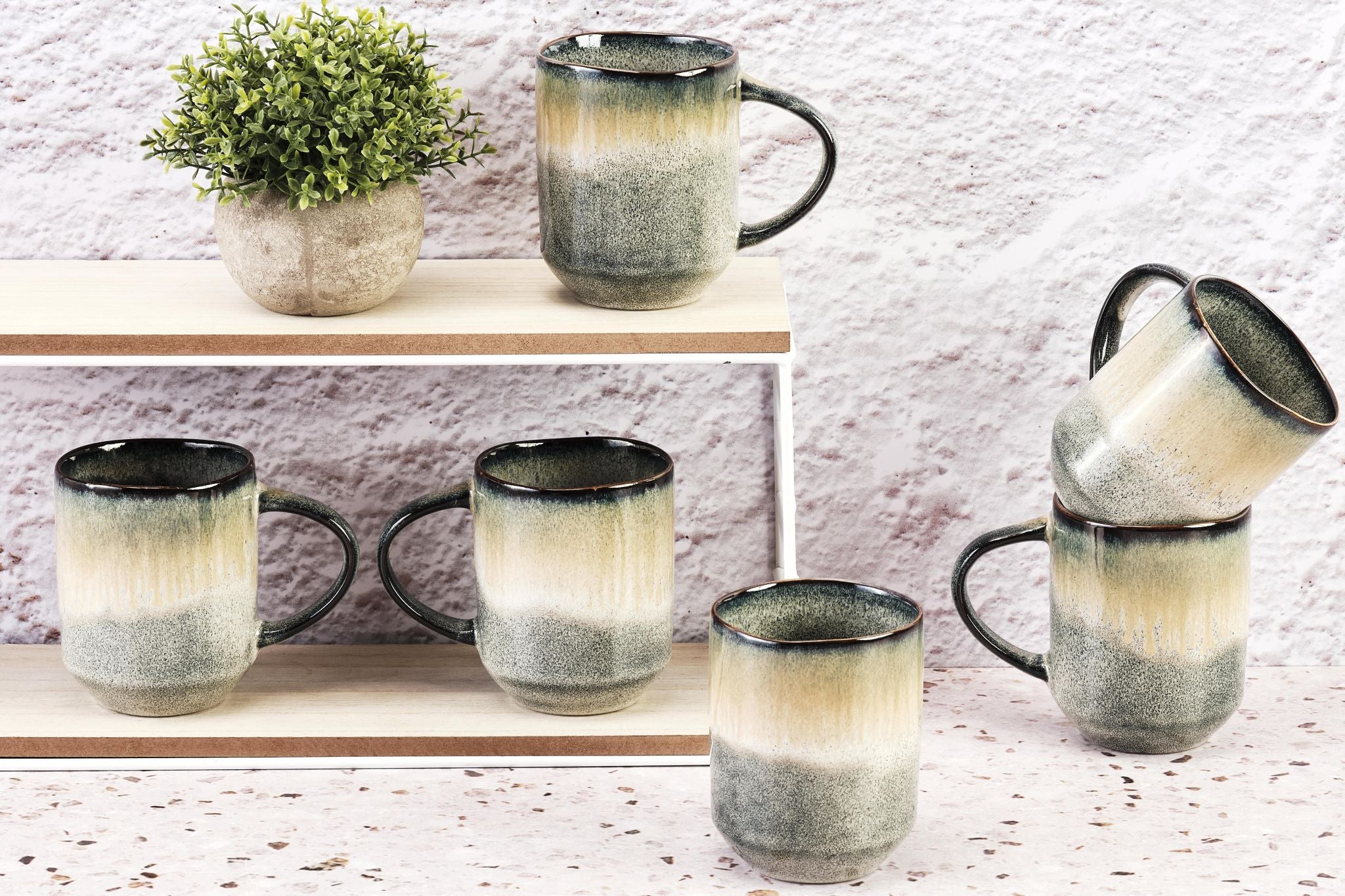 Mug GENESIS 40cl - 6 pieces - Land