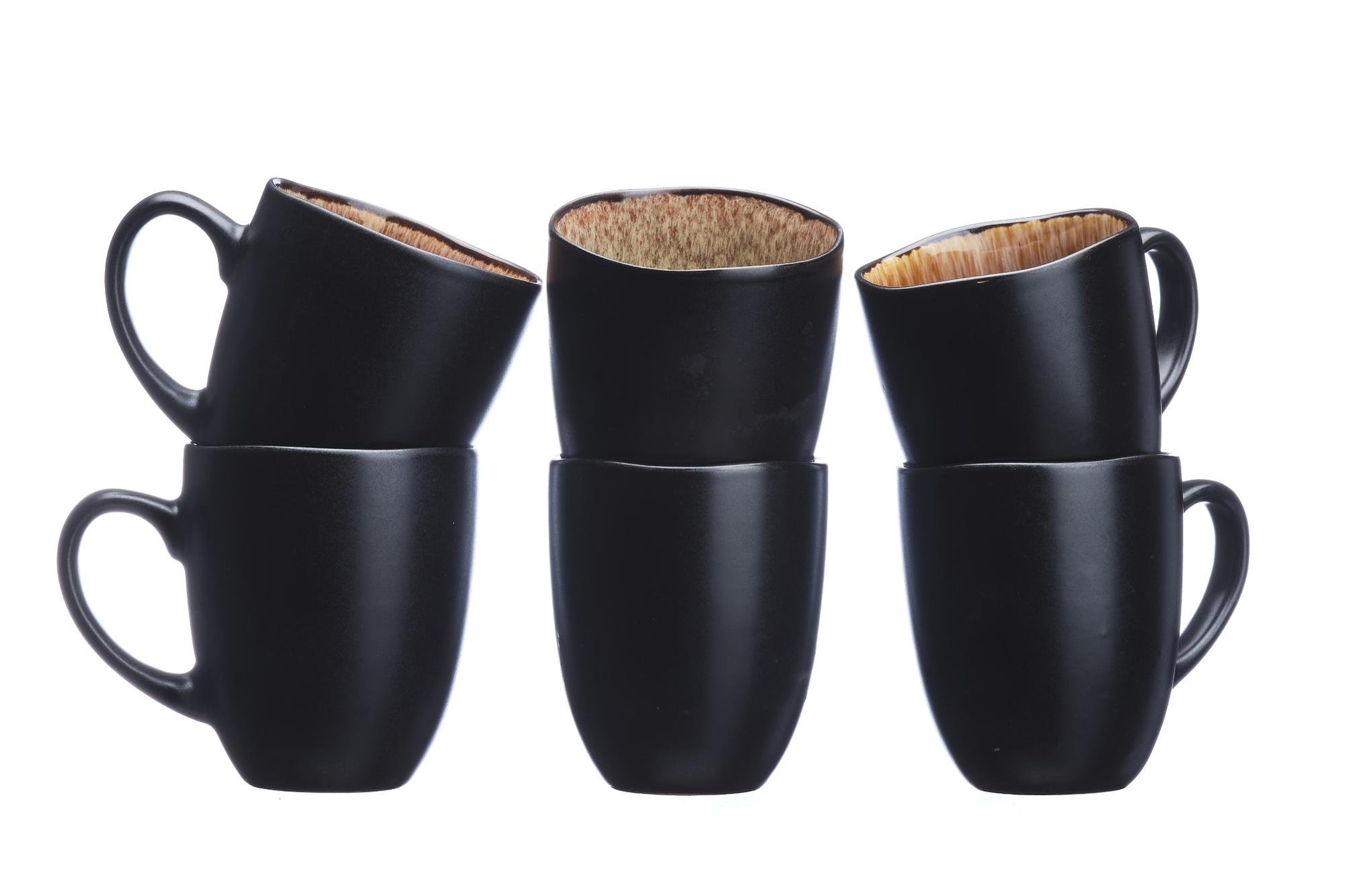 Tassen-Set IRIS 40cl - 6 tlg. - Wildbraun