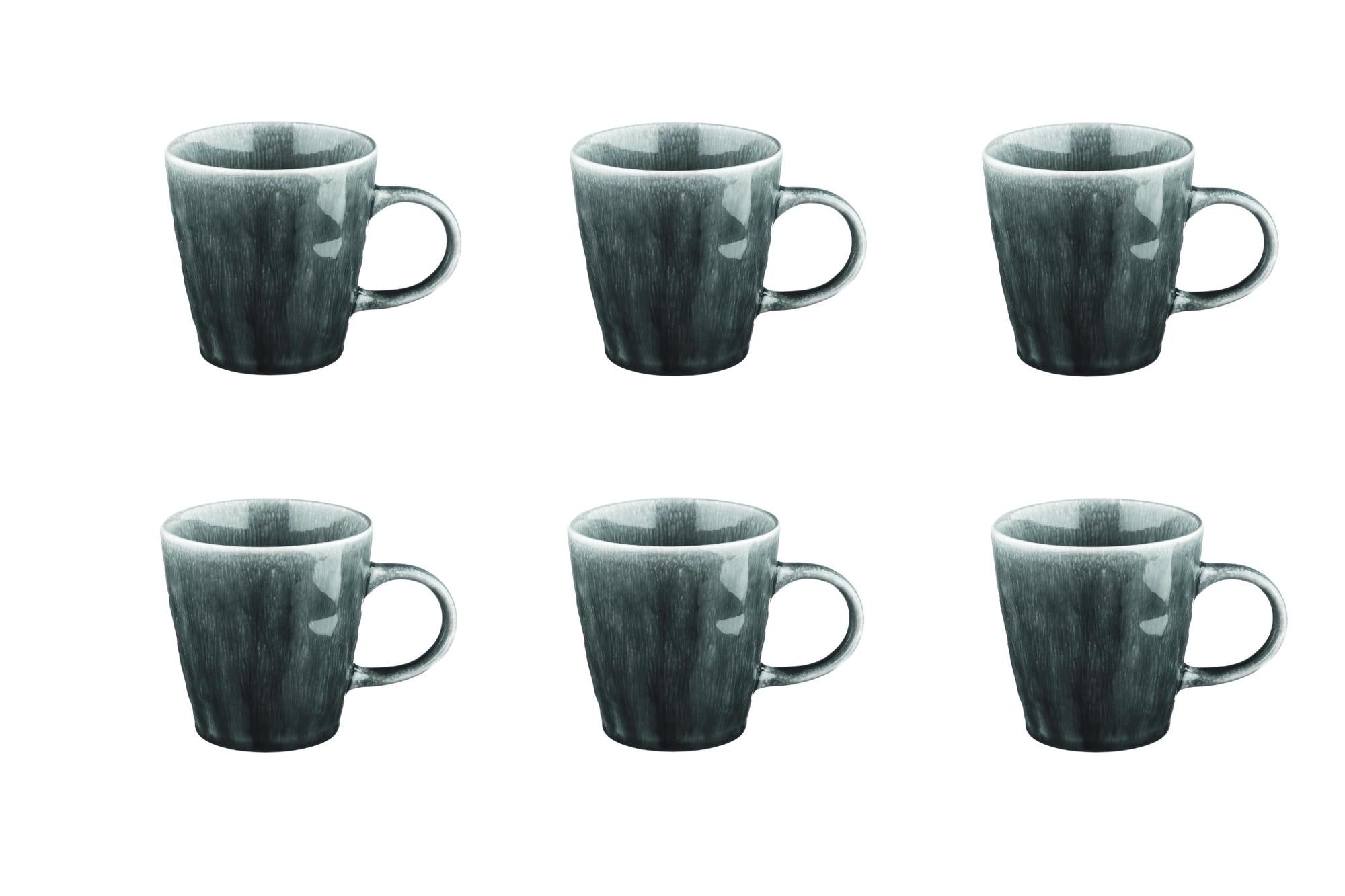 Tassen-Set MOON 40cl - 6 tlg. - Petrol