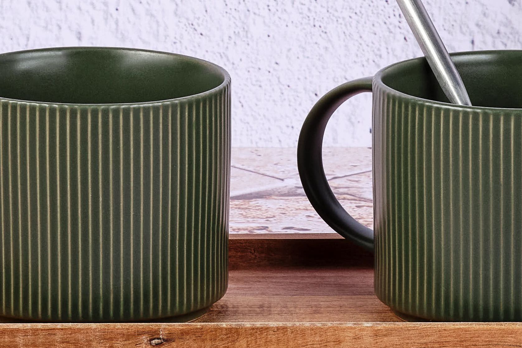 SCANDI mug 50cl - 4 pieces - Olive