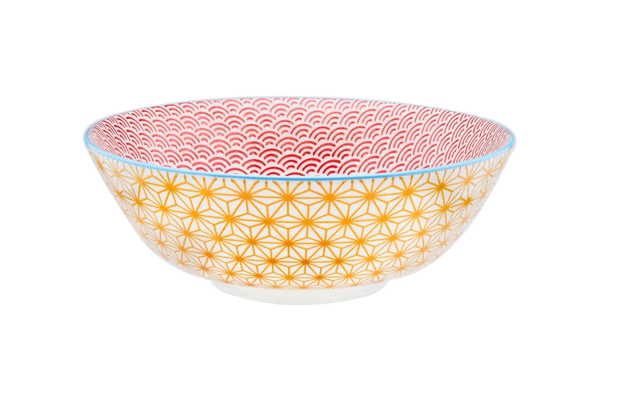 Schalen PATTERN Ø21cm - 6 tlg. - Farbig