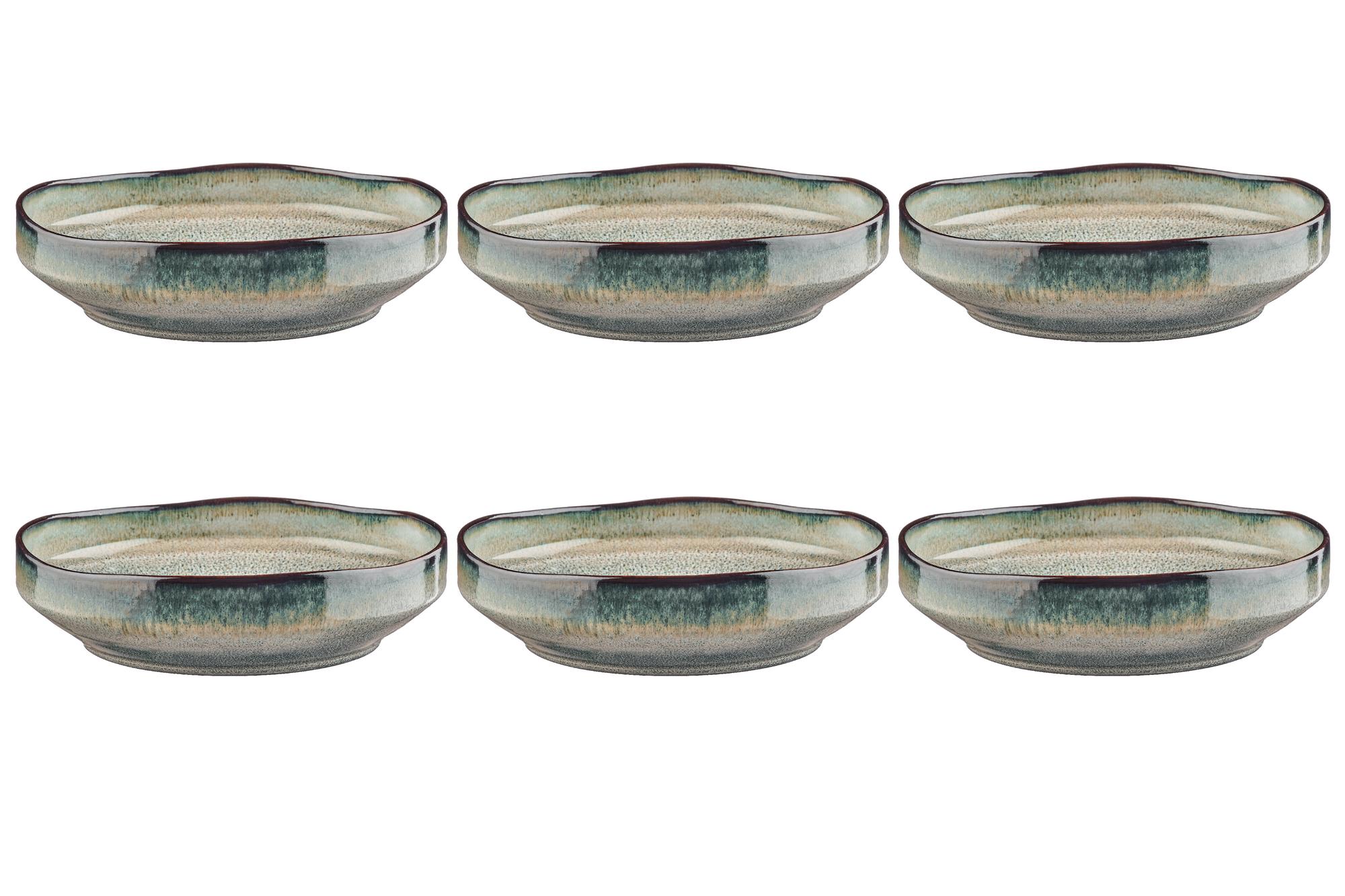 Tiefer Teller GENESIS Ø21cm - 6 tlg. - Land