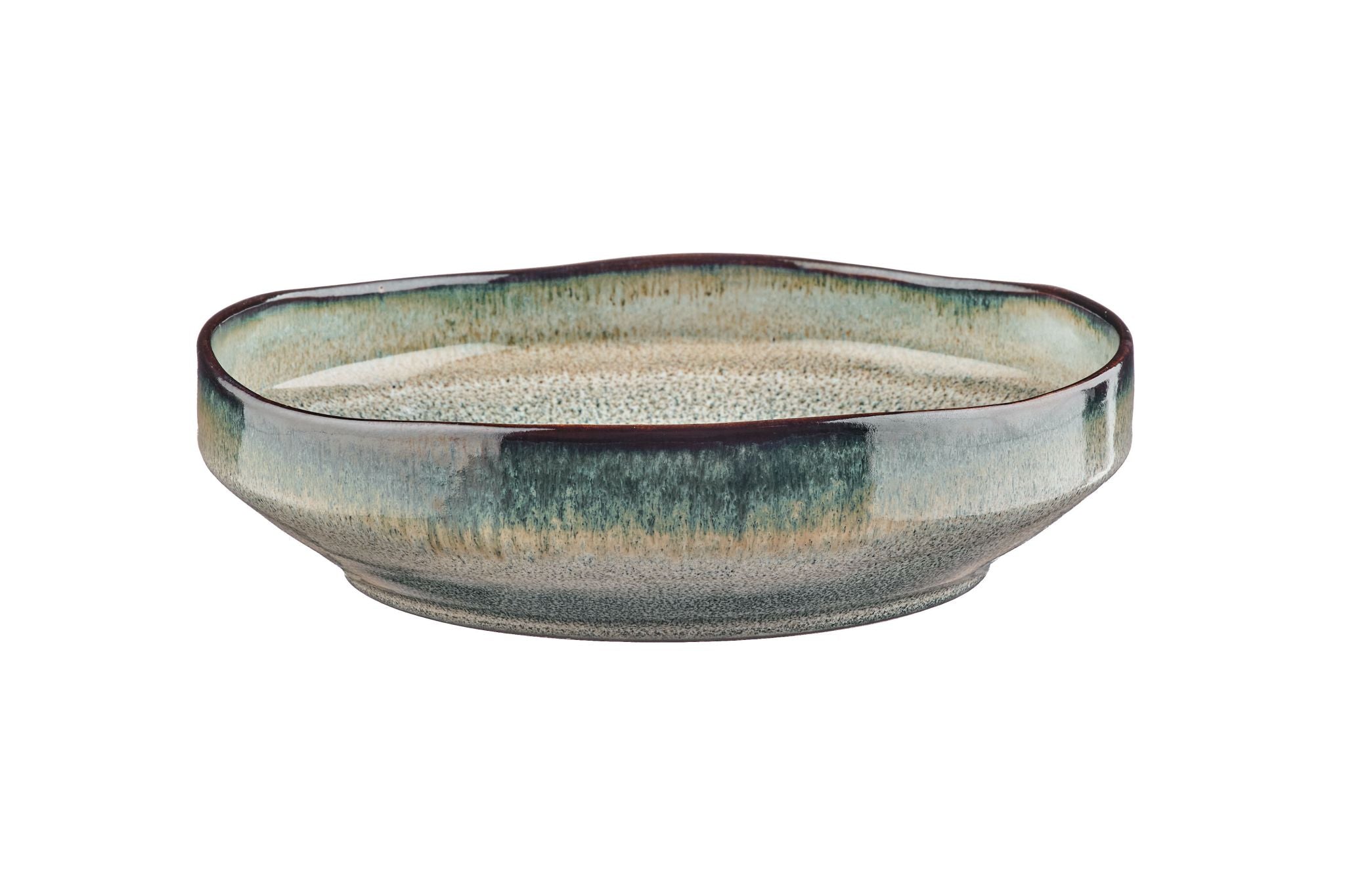 GENESIS deep plate Ø21cm - 6 pieces - Earth