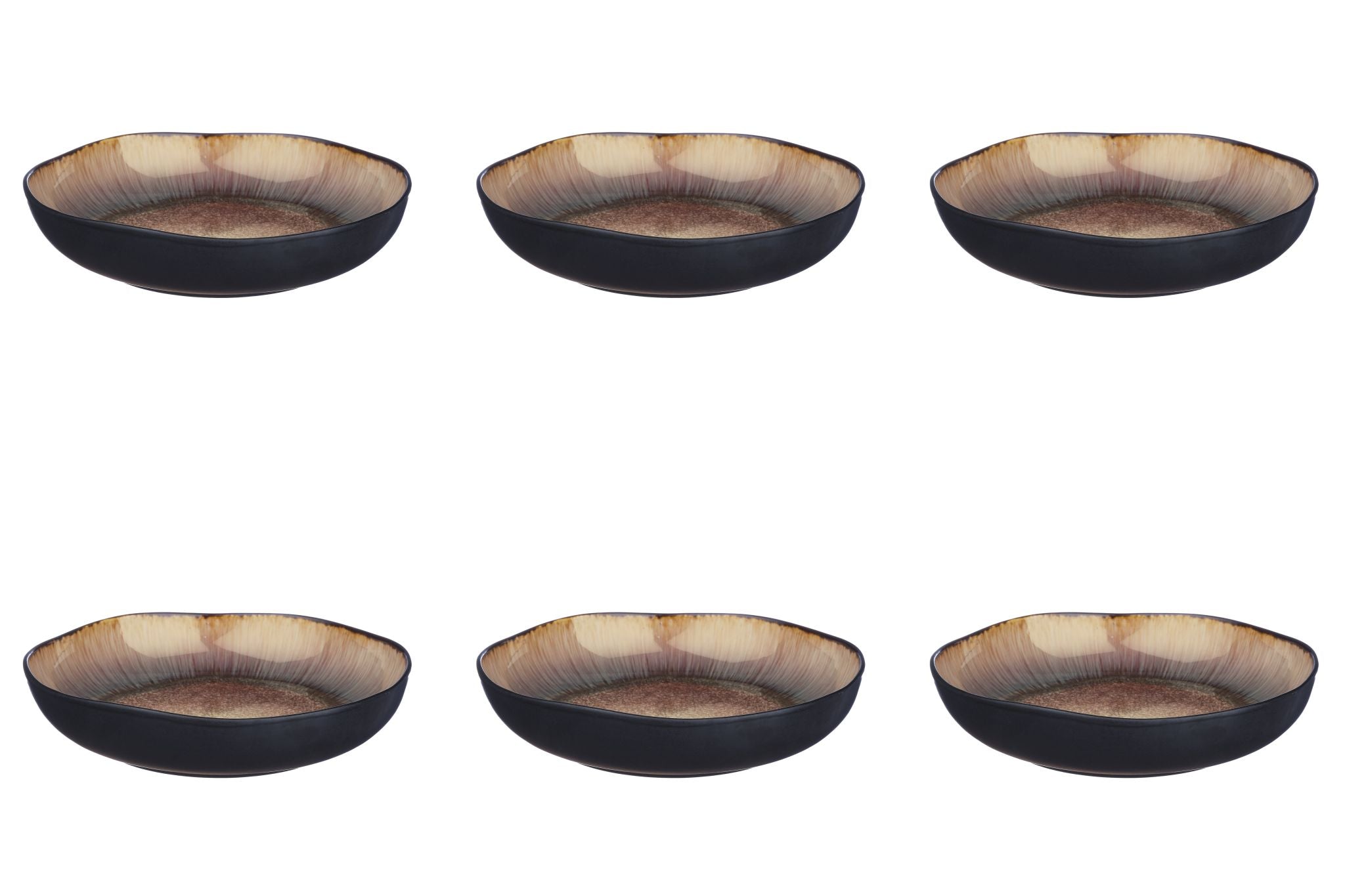 Suppenteller IRIS Ø22 - 6 tlg. - Wildbraun