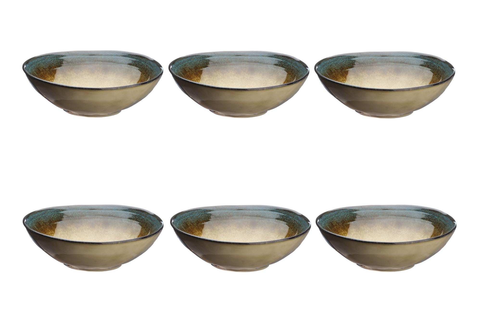 Schüssel ISLAND - Ø20cm - 6 tlg. - Erde,Meer