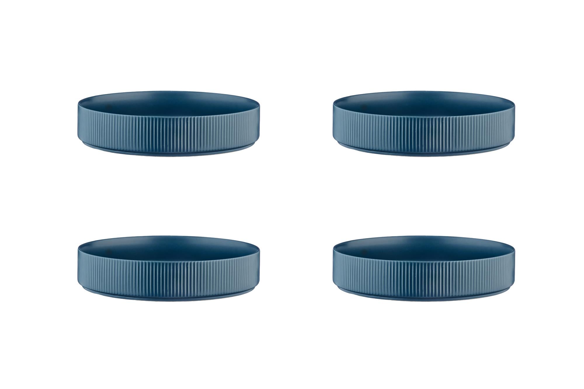 Suppenteller SCANDI Ø21,5cm - 4 tlg. - Navy