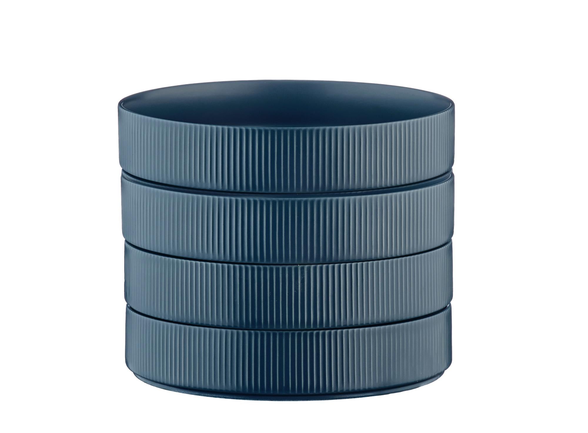 Suppenteller SCANDI Ø21,5cm - 4 tlg. - Navy