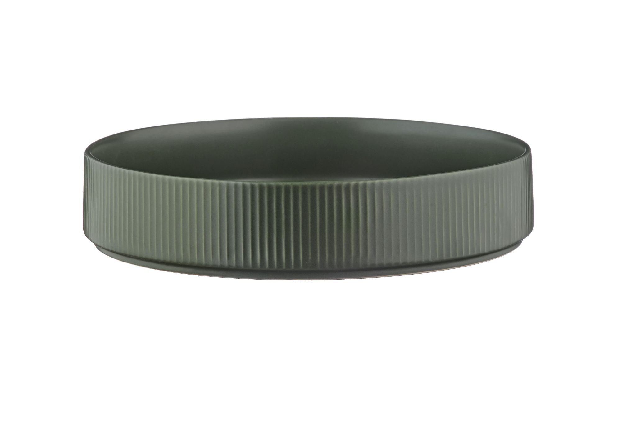 SCANDI soup plate Ø21.5cm - 4 pieces - Olive