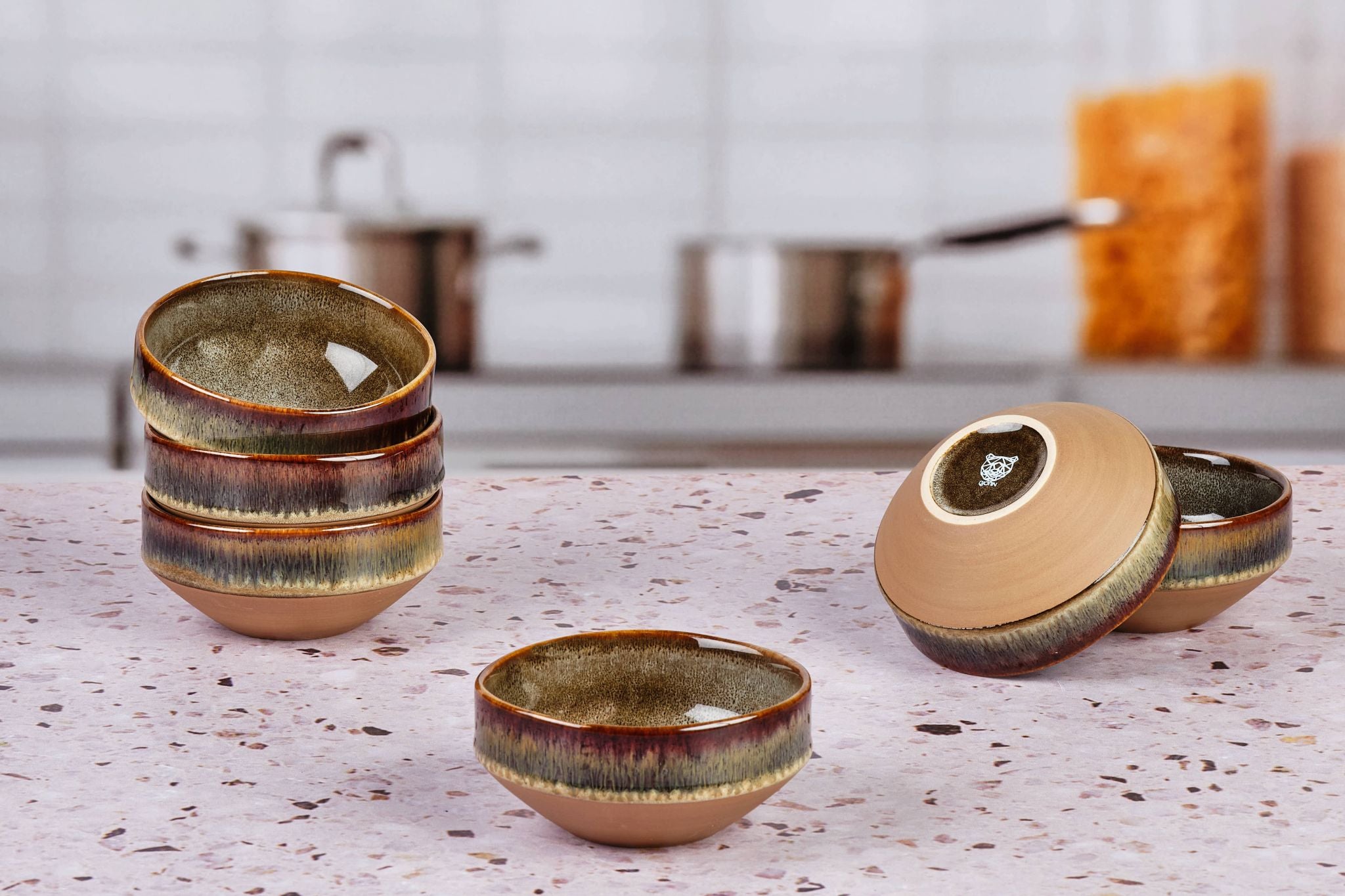 Schalen GENESIS Ø11cm - 6 tlg. - Basalt