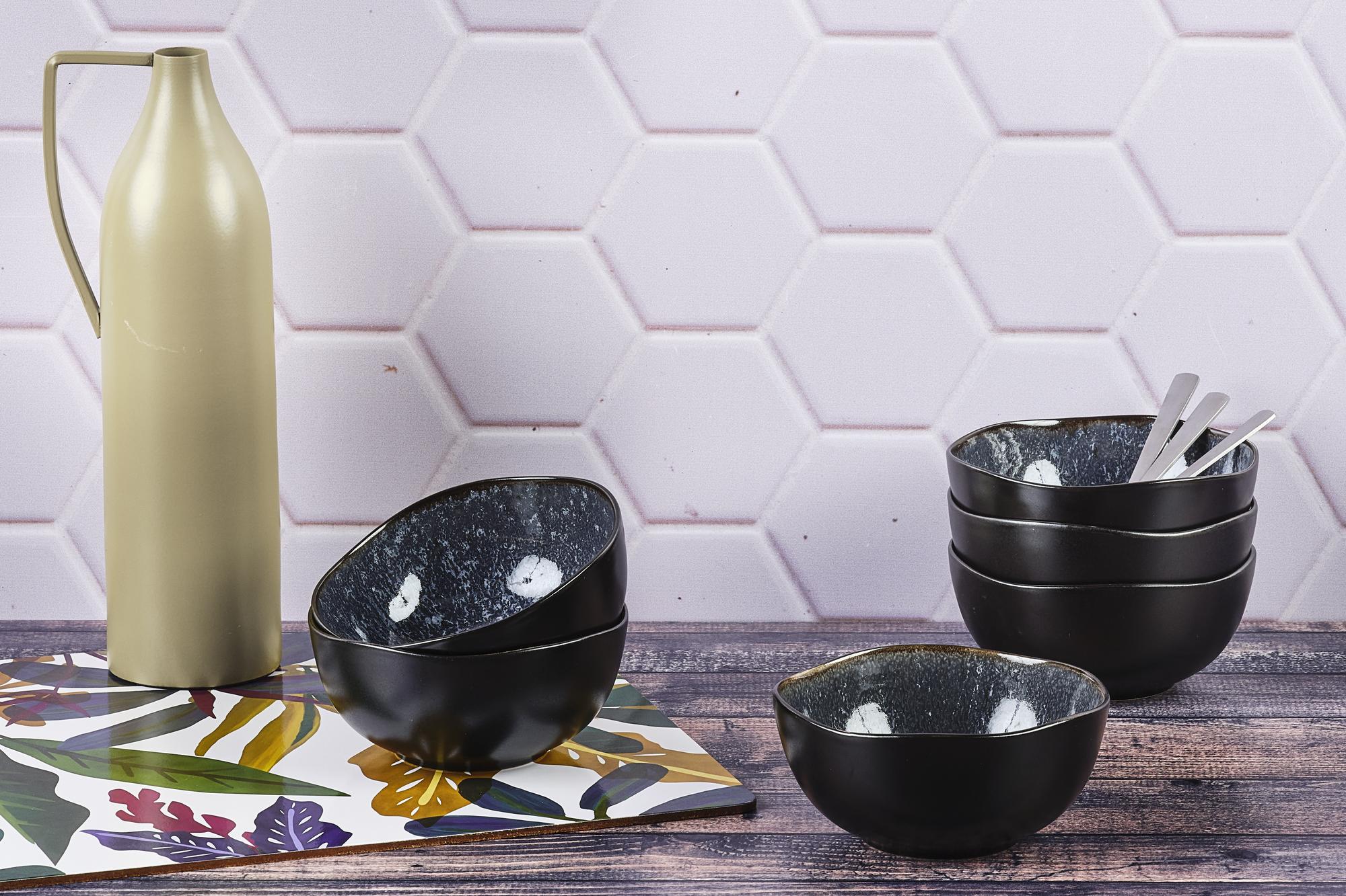 Schalen IRIS Ø12cm - 6 tlg. - Nachtblau