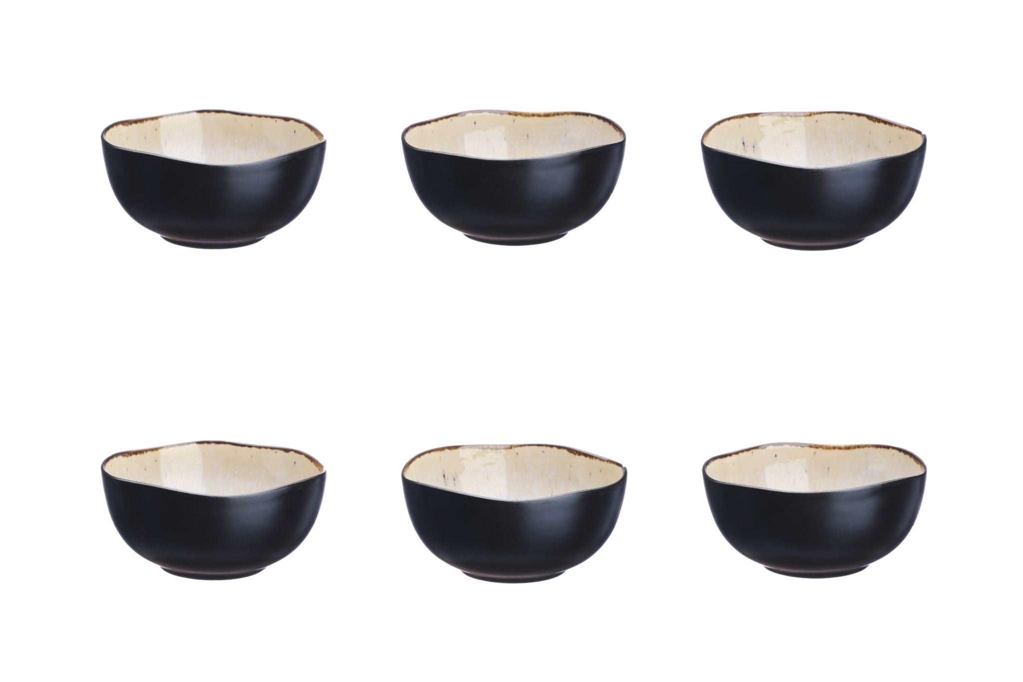 Schalen IRIS Ø12cm - 6 tlg. - Elfenbeinweiss