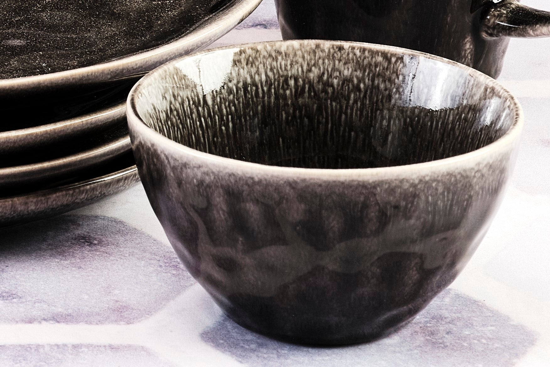 Schalen MOON Ø11,5cm - 6 tlg. - Tinte