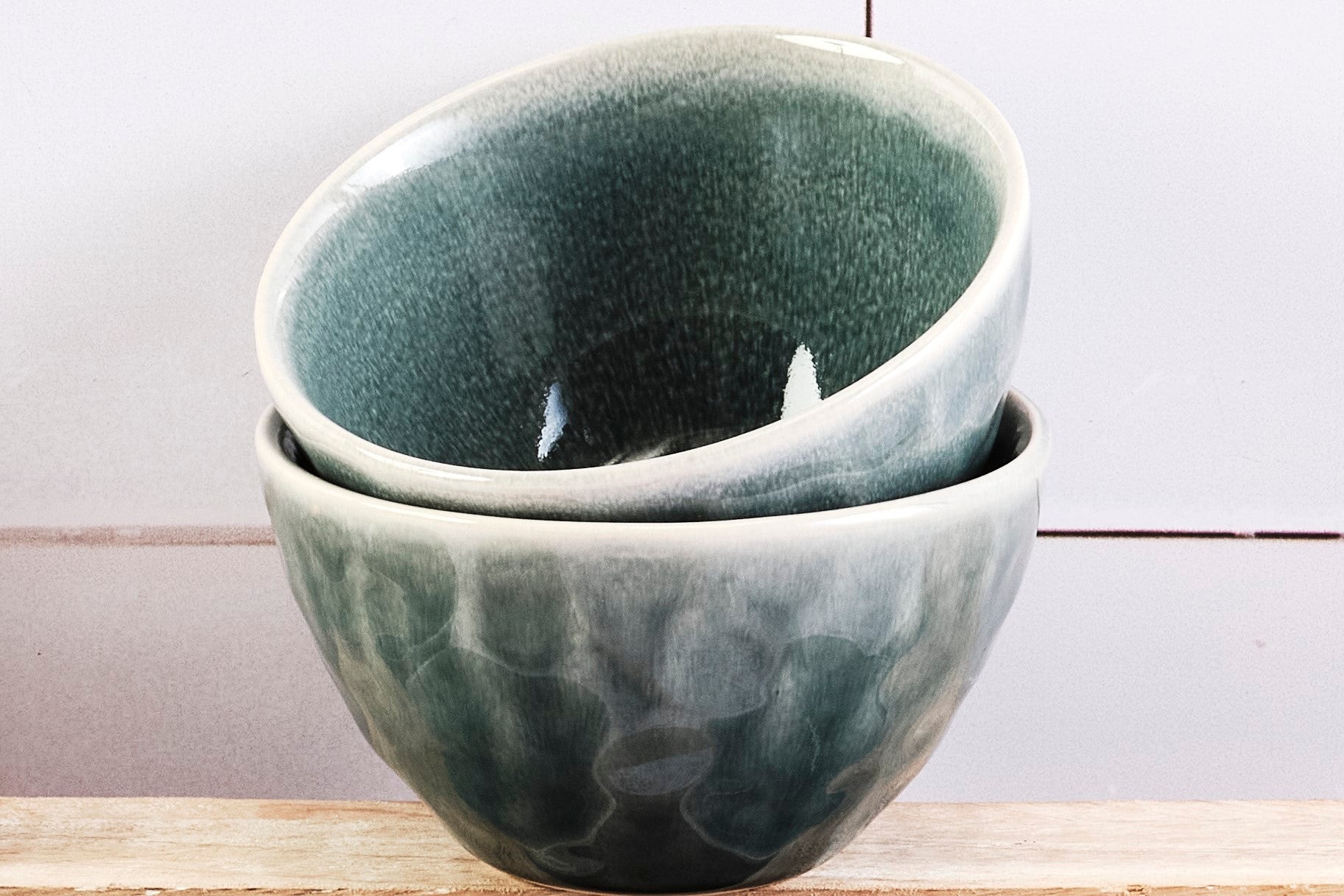 Schalen MOON Ø11,5cm - 6 tlg. - Petrol