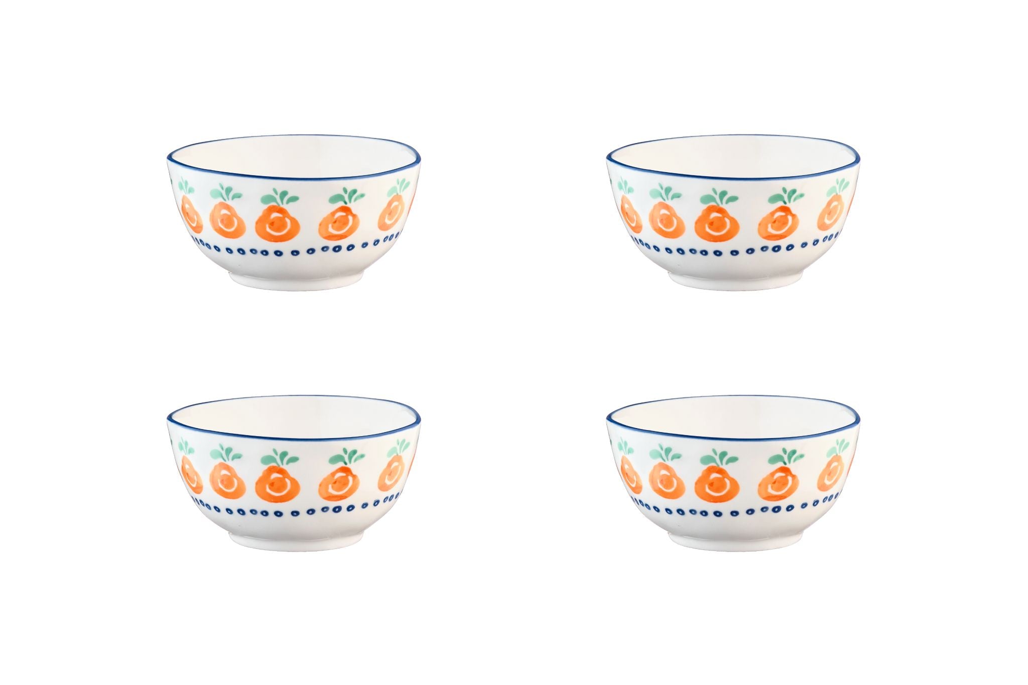 Schalen NAPOLI Ø12cm - 4 tlg. - Citrus