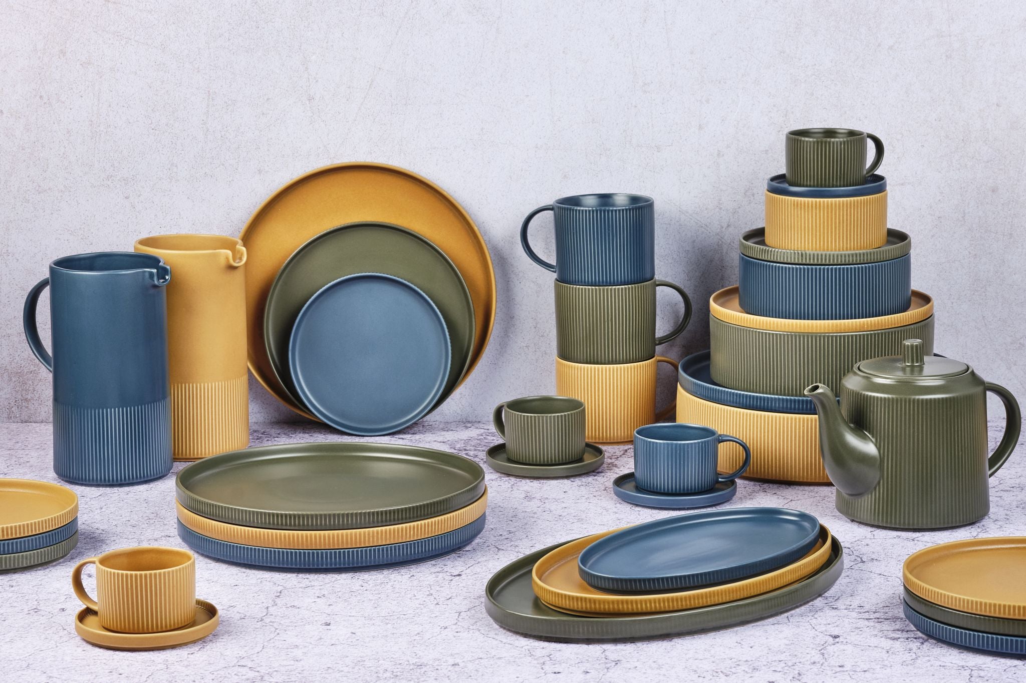 SCANDI bowl Ø12cm - 4 pieces - Ocher