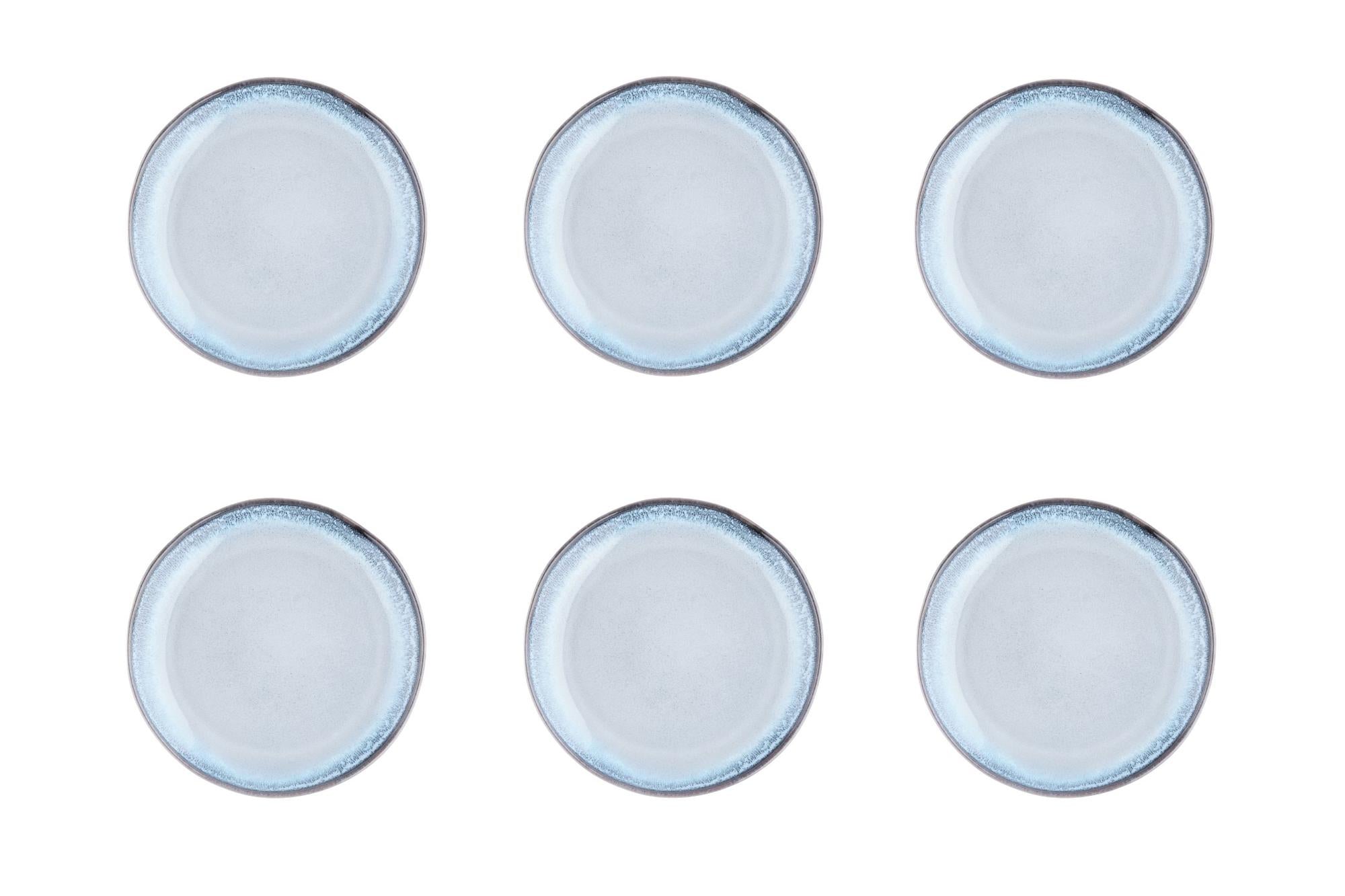 Plate GENESIS Ø20,5cm - 6 pieces - Sea
