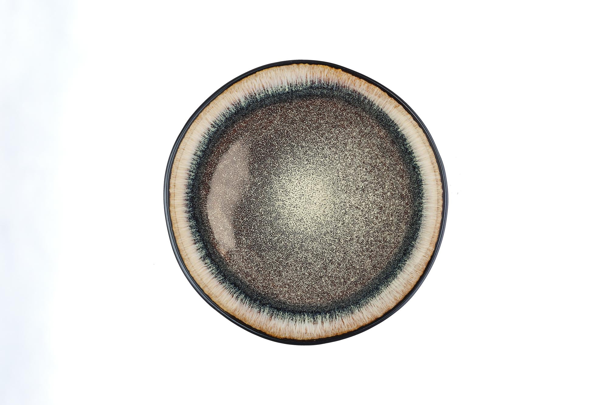 Assiette IRIS Ø21,5cm - 6 pièces - Marron sauvage