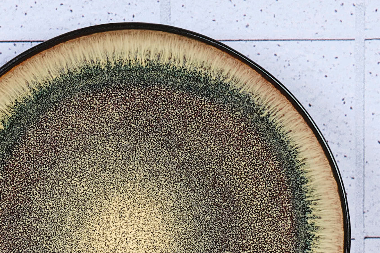 Piatto IRIS Ø21,5 cm - 6 pezzi - Marrone selvaggio