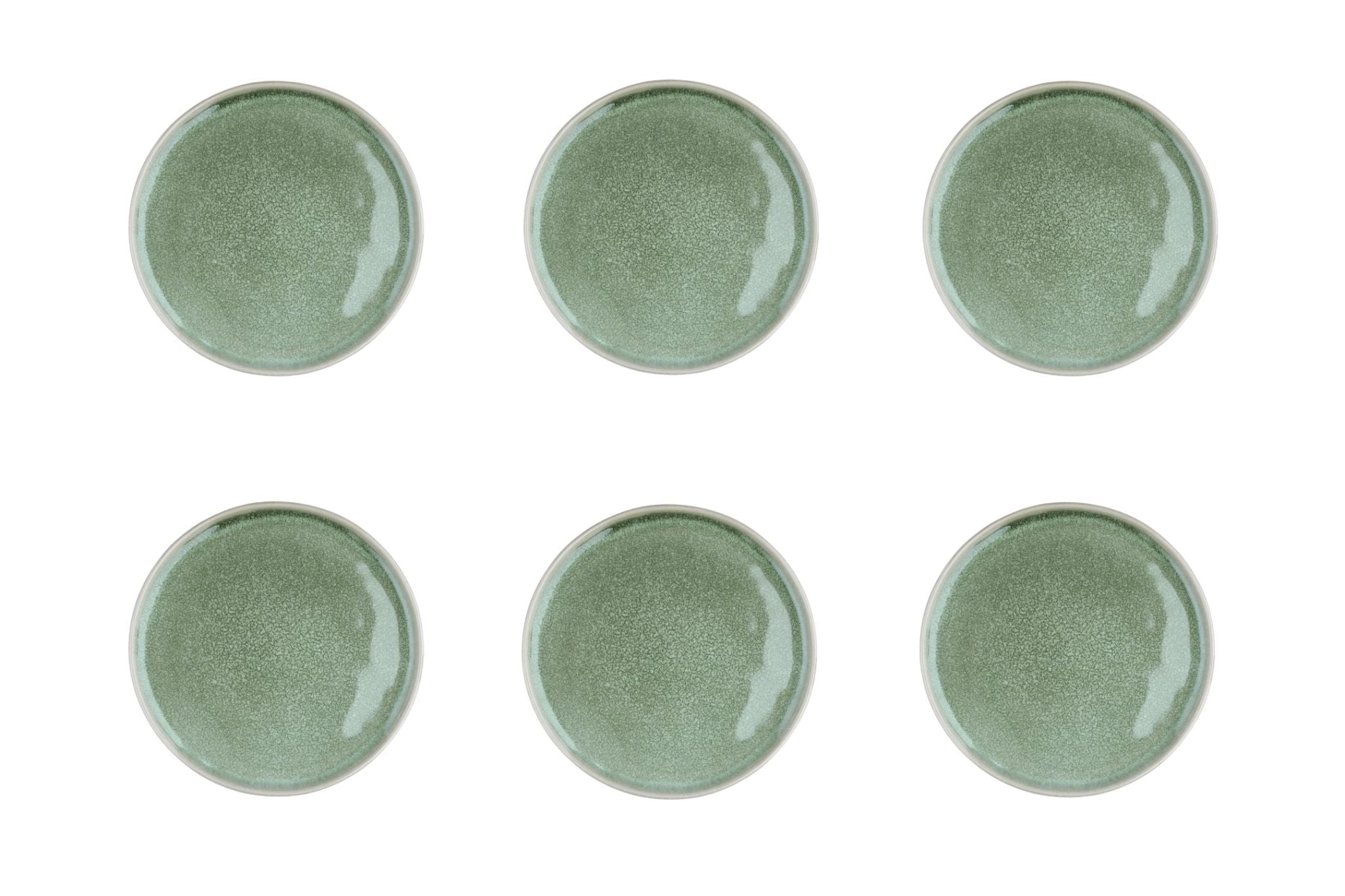 Teller-Set MAGMA Ø20cm - 6 tlg. - Mintgrün