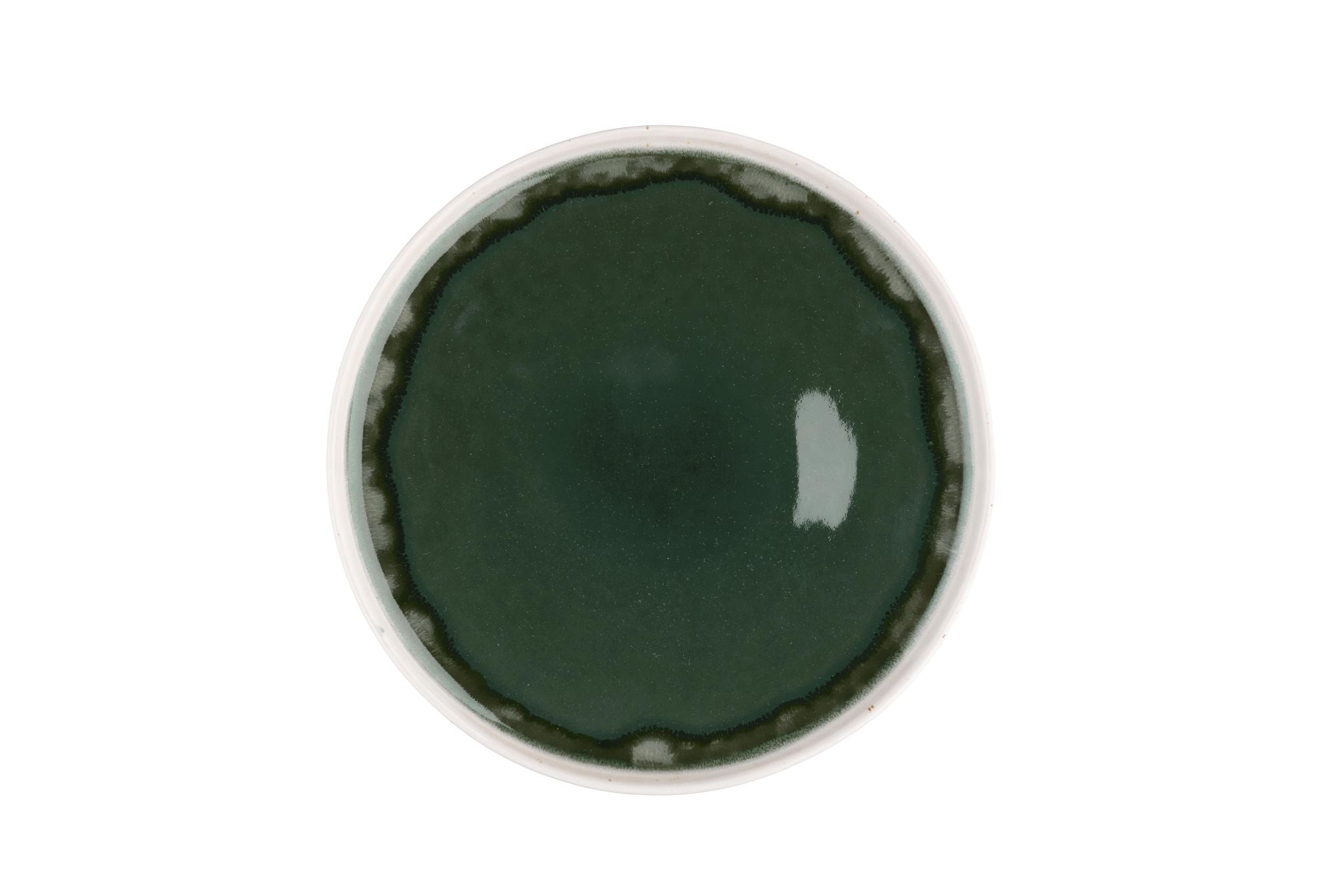 Plate OXYGEN Ø21,5cm - 6 pieces - Verdigris