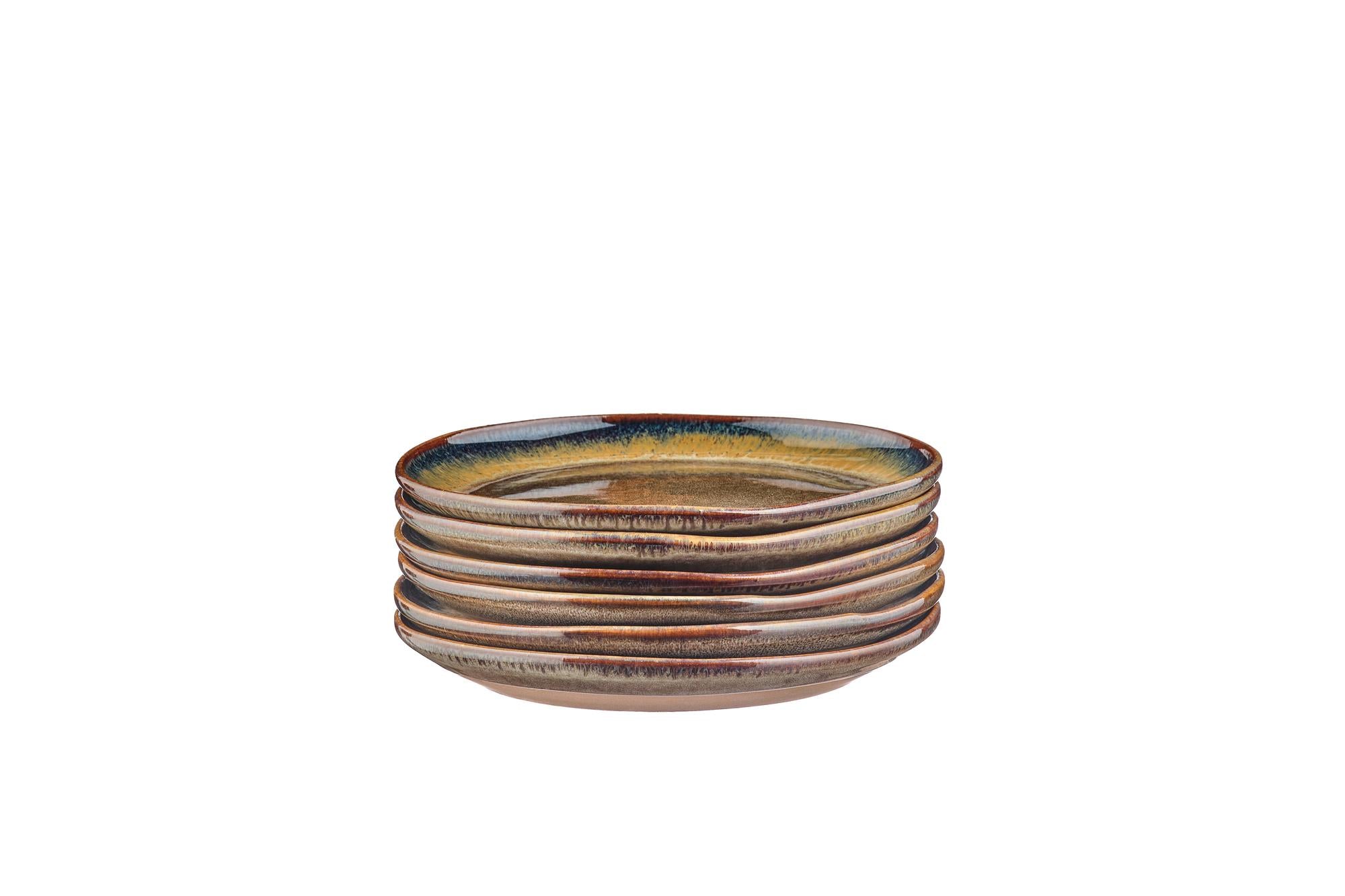 Teller-Set GENESIS Ø16,5cm - 6 tlg. - Basalt