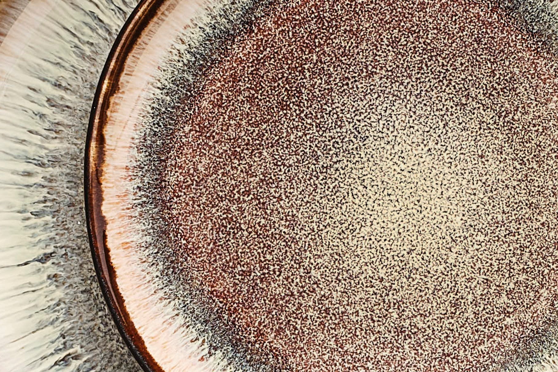 Piatto IRIS Ø16cm - 6 pezzi - Marrone selvaggio