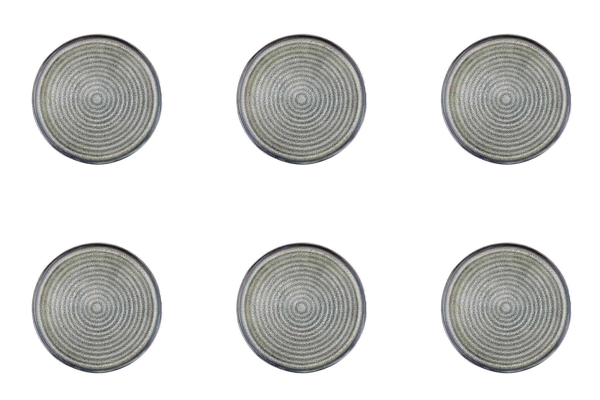 Teller-Set ZEN Ø17cm - 6 tlg. - Natur