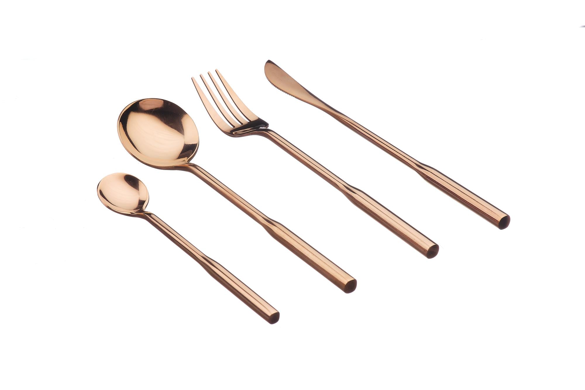 Besteck-Set ABEL - 24 tlg. - Kupfer