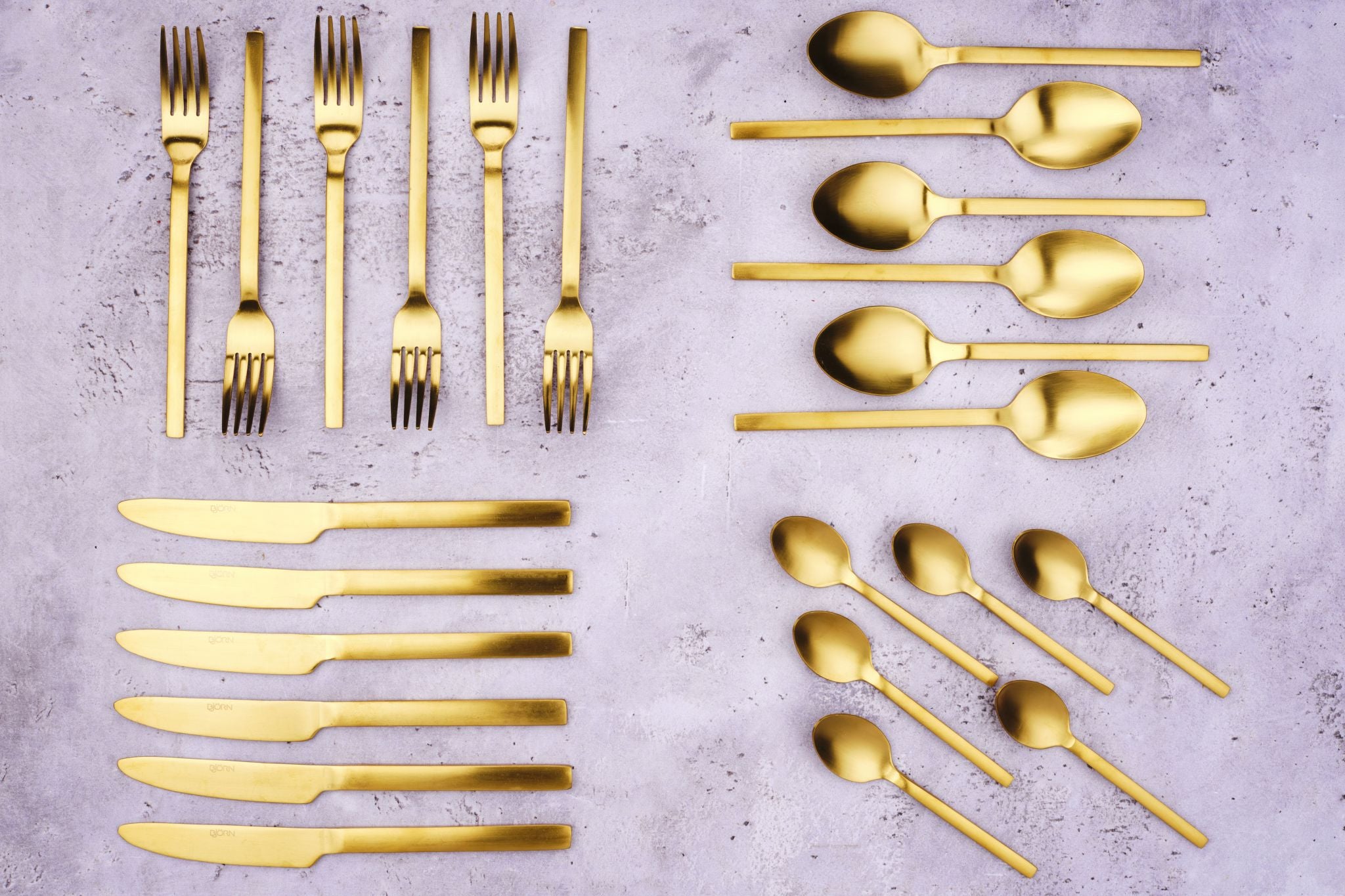 Besteck-Set EMUND - 24 tlg. - Gold