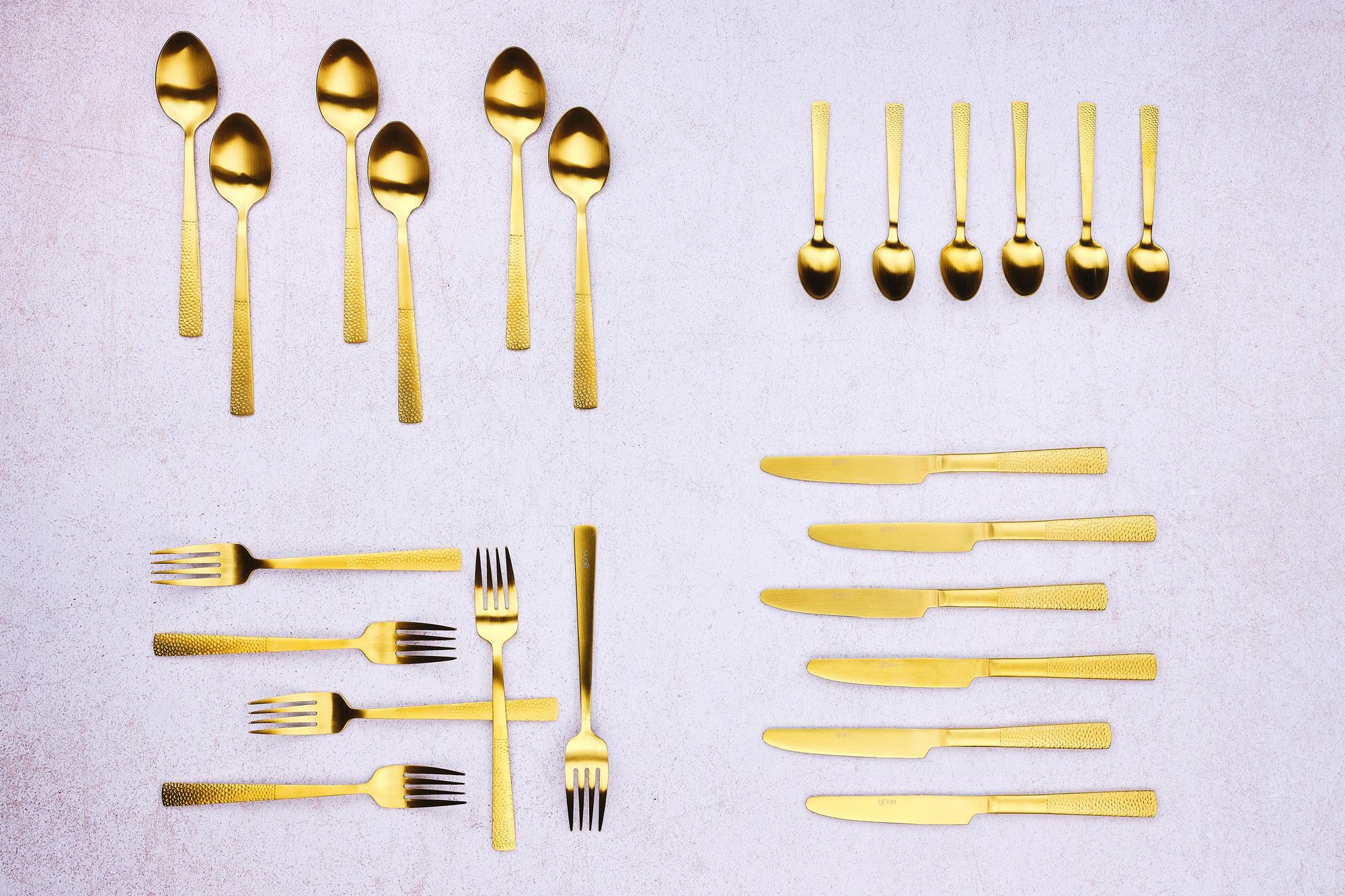 Besteck-Set FINN - 24 tlg. - Gold