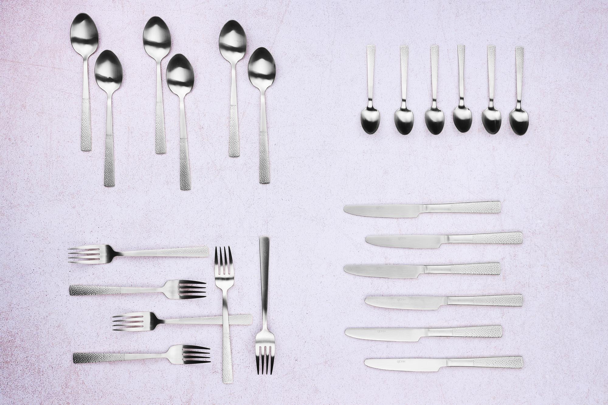 Besteck-Set FINN - 24 tlg. - Silber