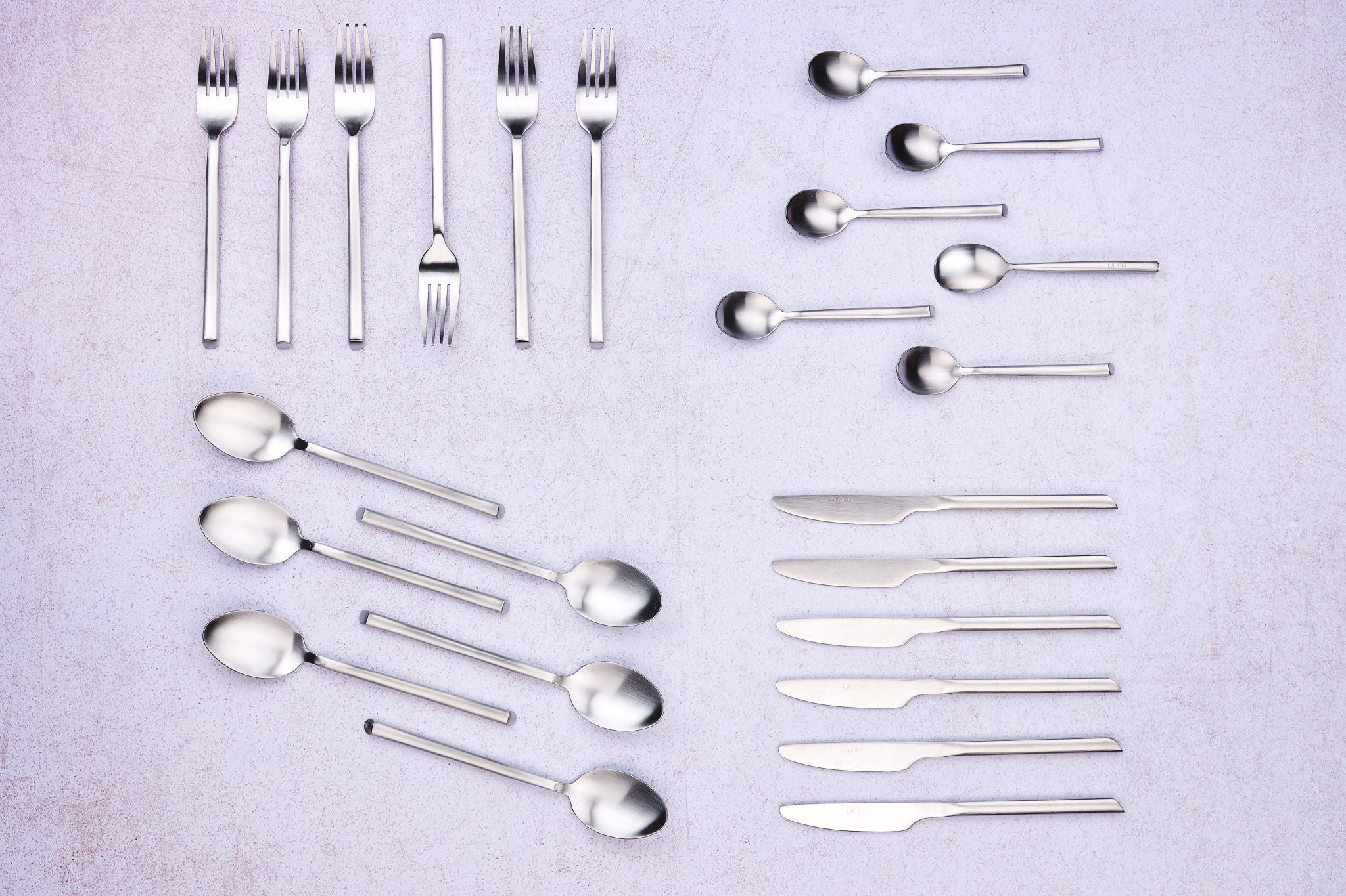 Besteck-Set KNUT - 24 tlg. - Silber